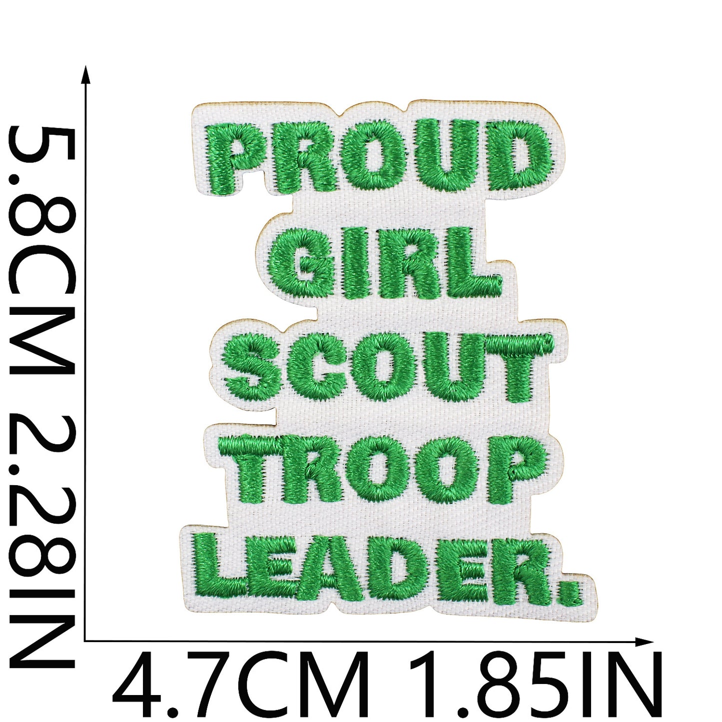 Iron-On Cookie Embroidery Patch Cute Girl Snack Badge Computer Stitch Appliqué for Clothing Bags Decoration