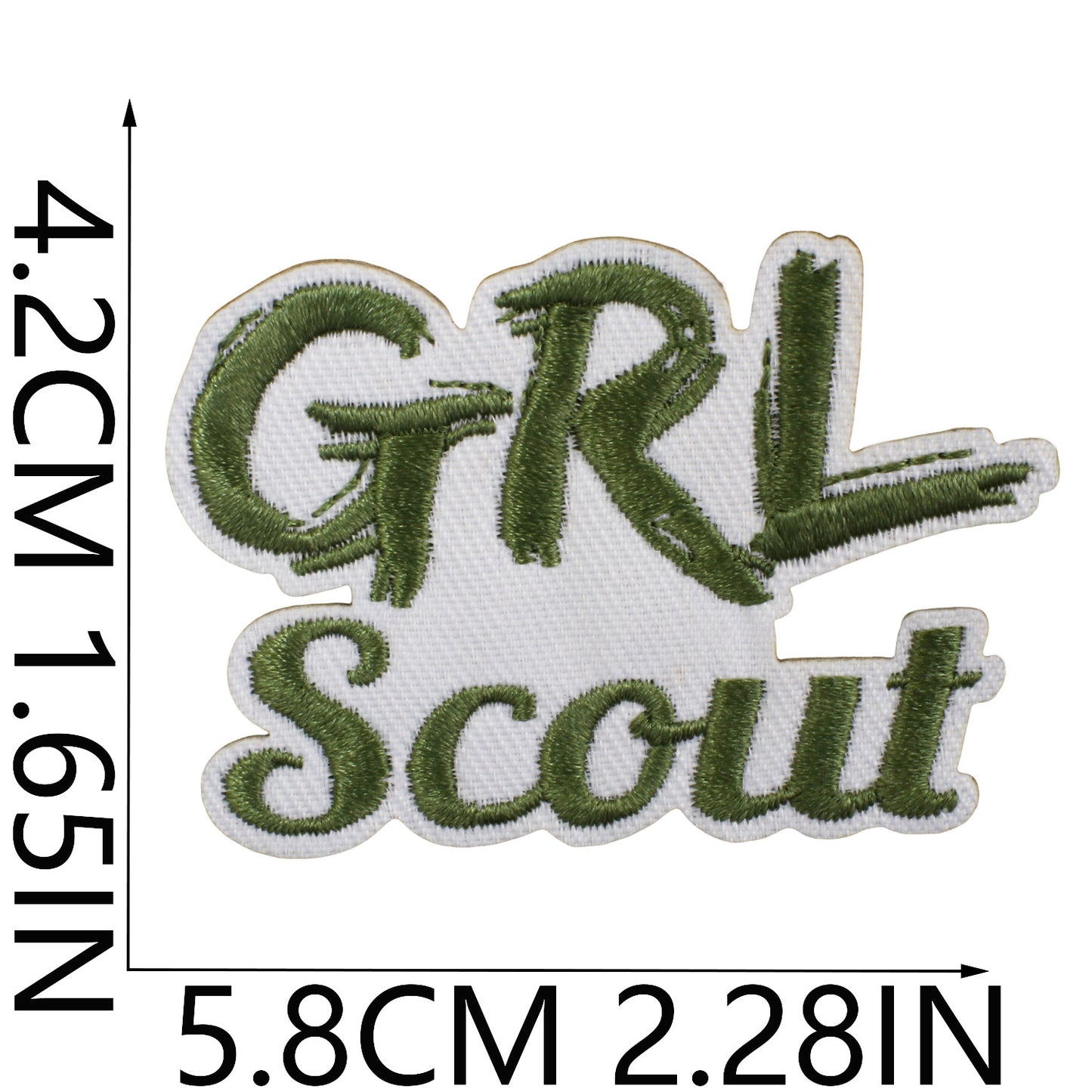 Iron-On Cookie Embroidery Patch Cute Girl Snack Badge Computer Stitch Appliqué for Clothing Bags Decoration