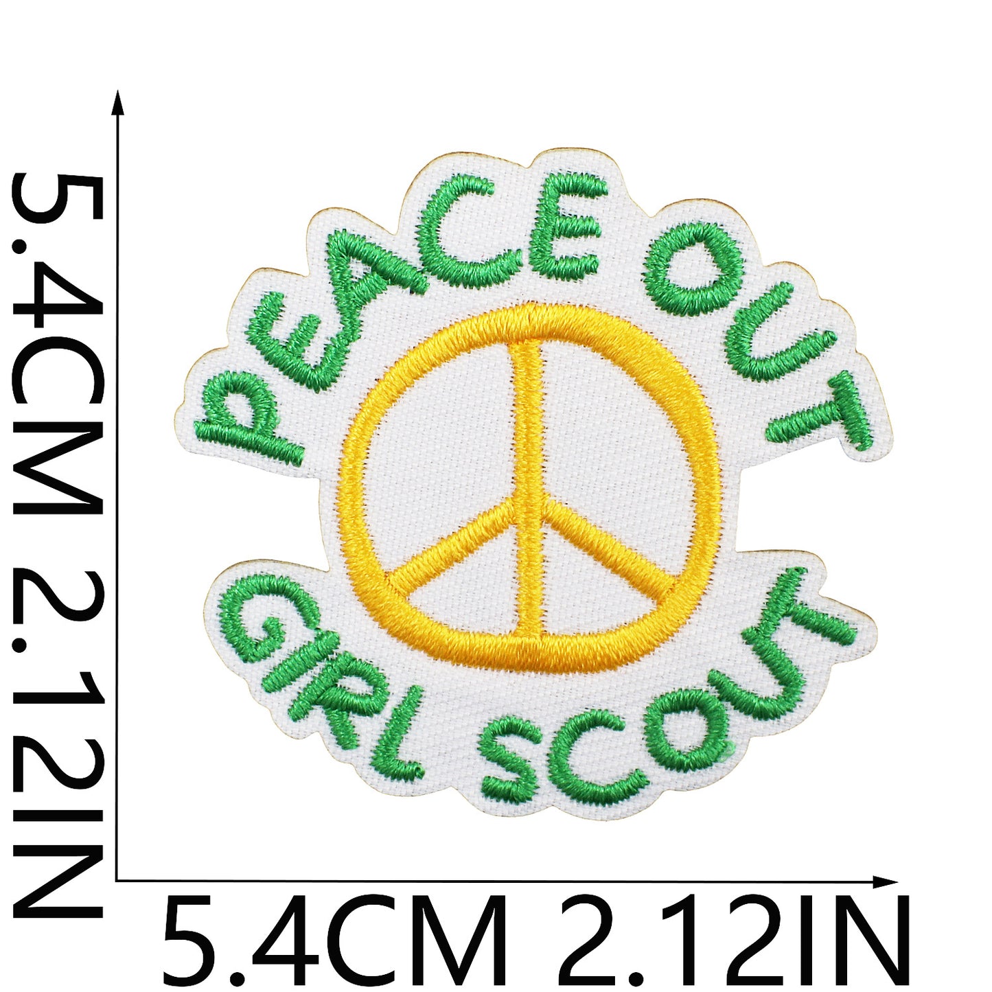 Iron-On Cookie Embroidery Patch Cute Girl Snack Badge Computer Stitch Appliqué for Clothing Bags Decoration
