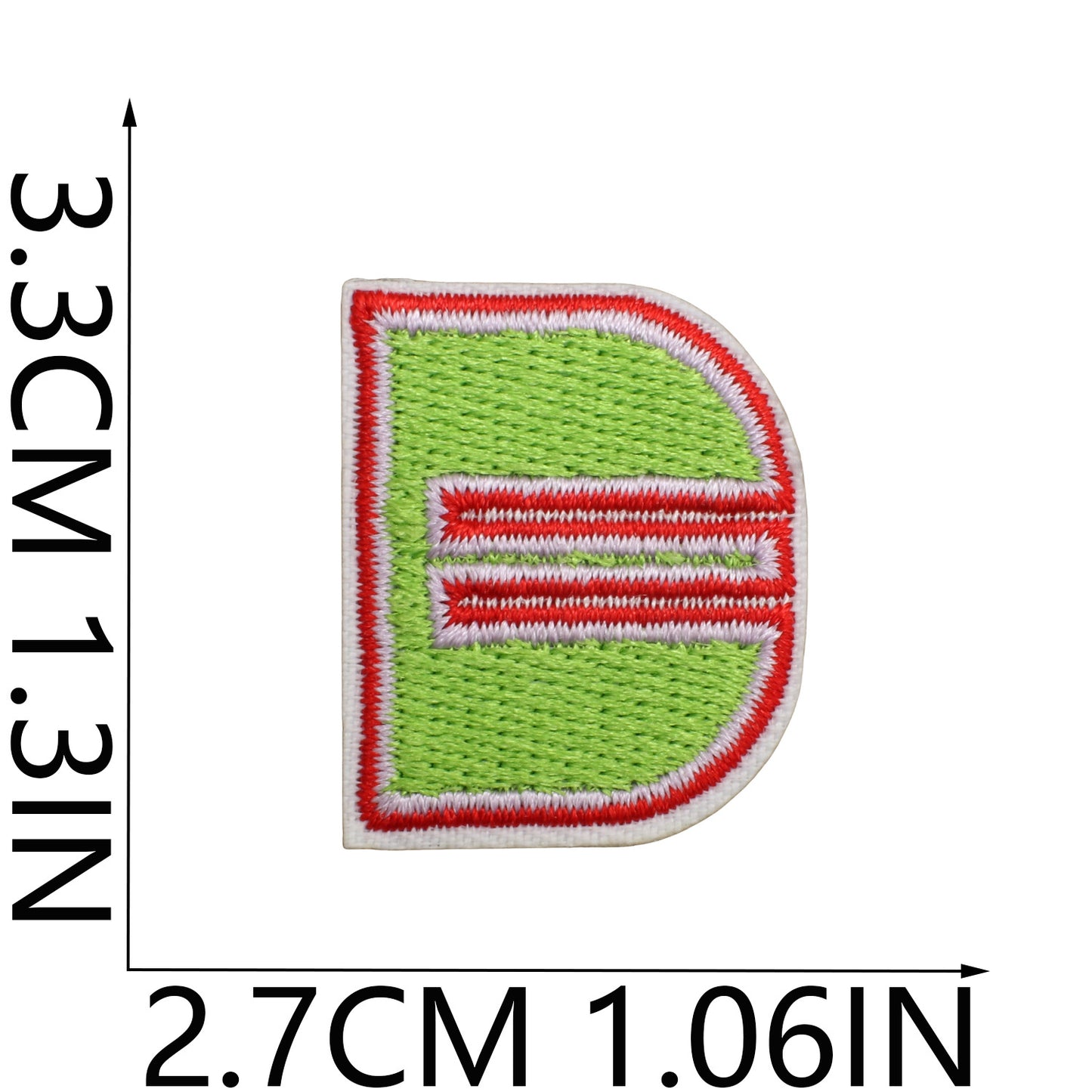 Creative Embroidered Letter Patches A-Z | Iron-On Alphabet