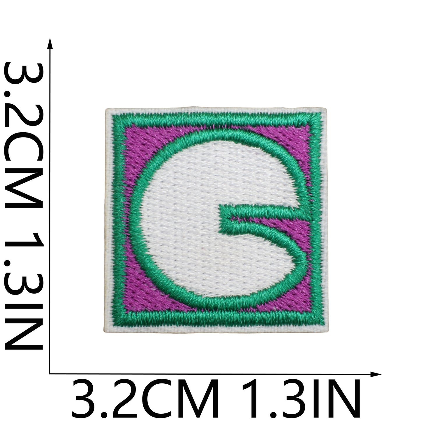 Creative Embroidered Letter Patches A-Z | Iron-On Alphabet