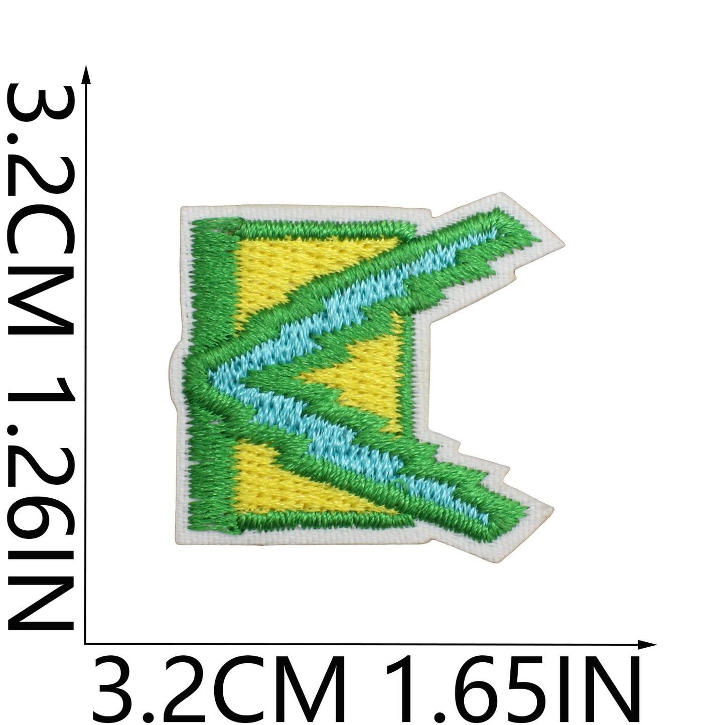 Creative Embroidered Letter Patches A-Z | Iron-On Alphabet