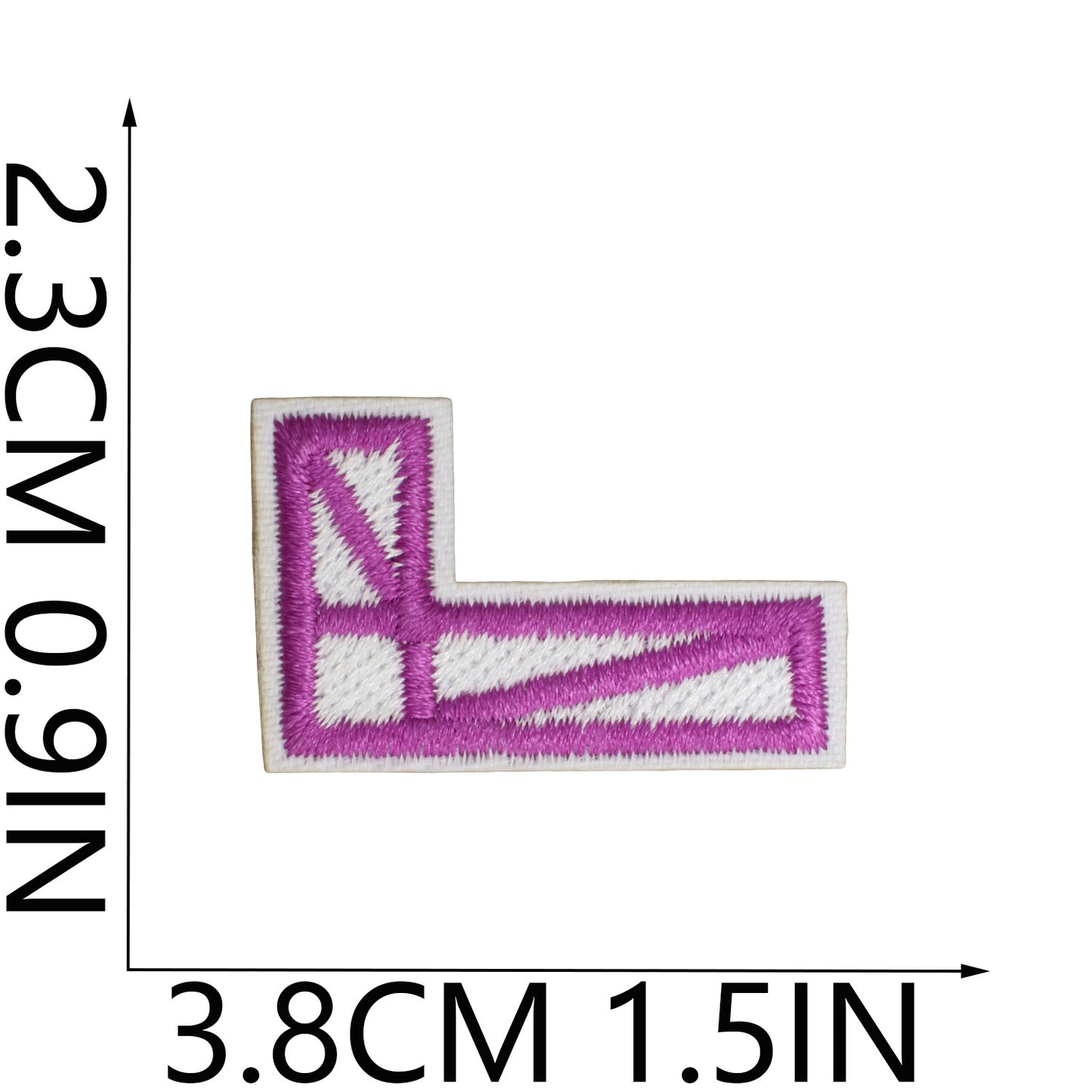 Creative Embroidered Letter Patches A-Z | Iron-On Alphabet