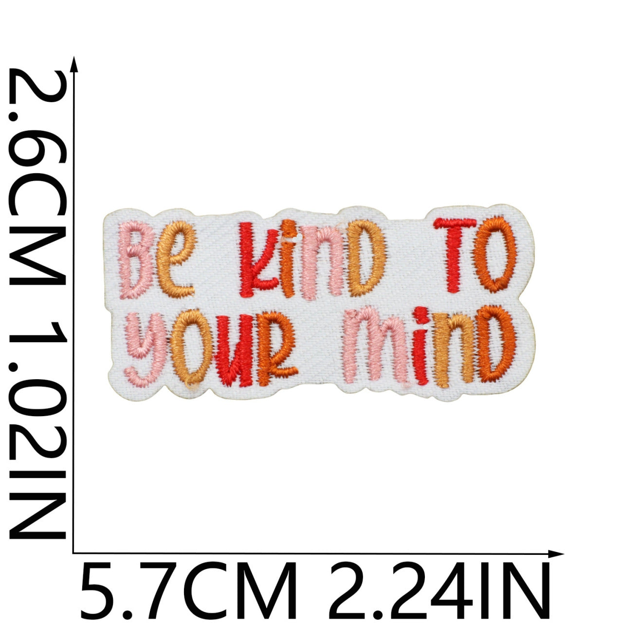 Iron-On Inspirational Quote Embroidery Patch Bundle | Motivational Words, Positive Messages & Uplifting Designs
