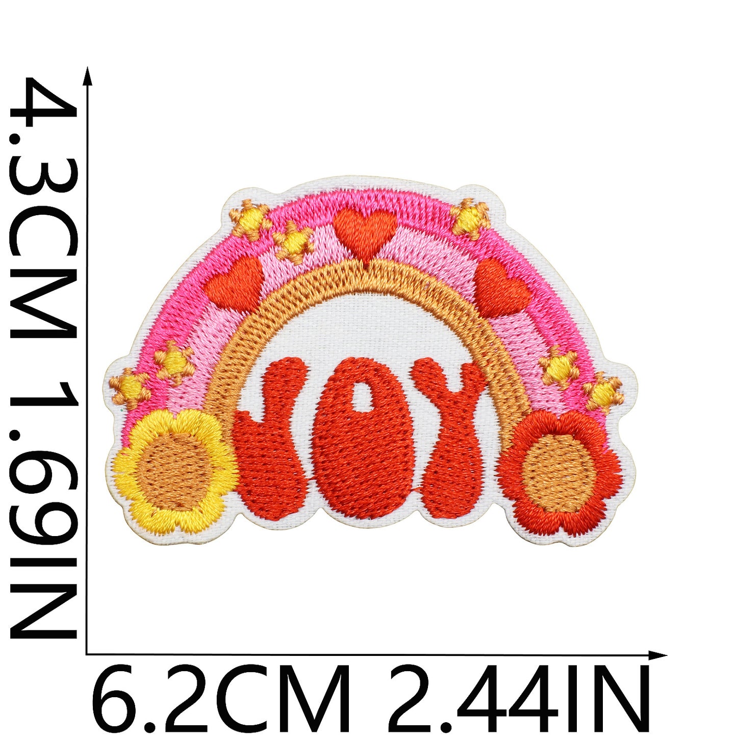 Iron-On Inspirational Quote Embroidery Patch Bundle | Motivational Words, Positive Messages & Uplifting Designs
