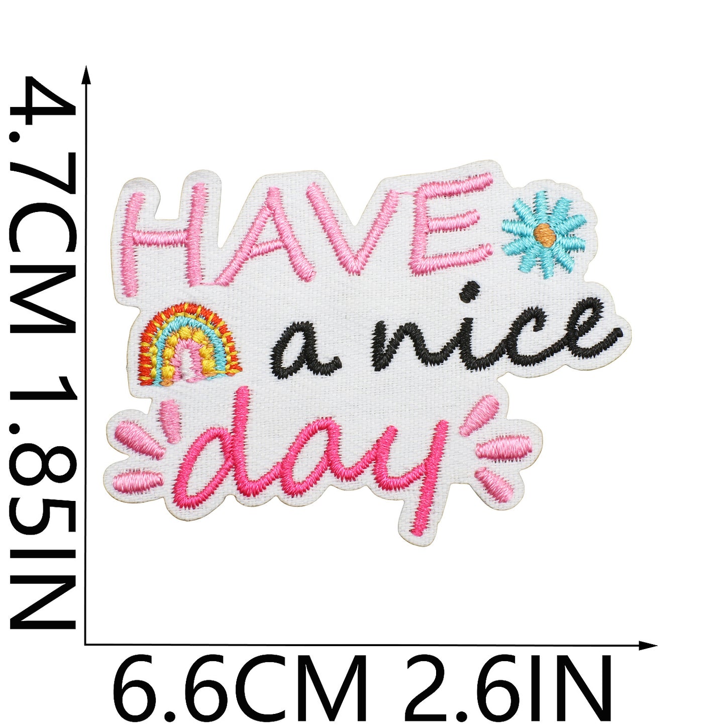Iron-On Inspirational Quote Embroidery Patch Bundle | Motivational Words, Positive Messages & Uplifting Designs