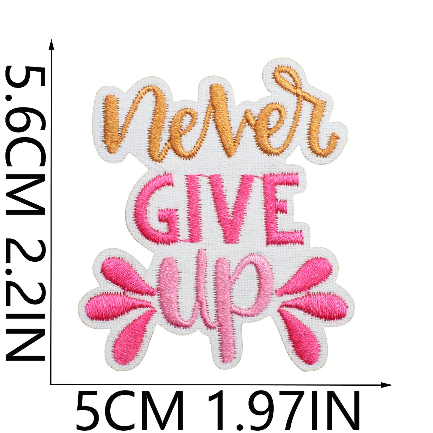 Iron-On Inspirational Quote Embroidery Patch Bundle | Motivational Words, Positive Messages & Uplifting Designs