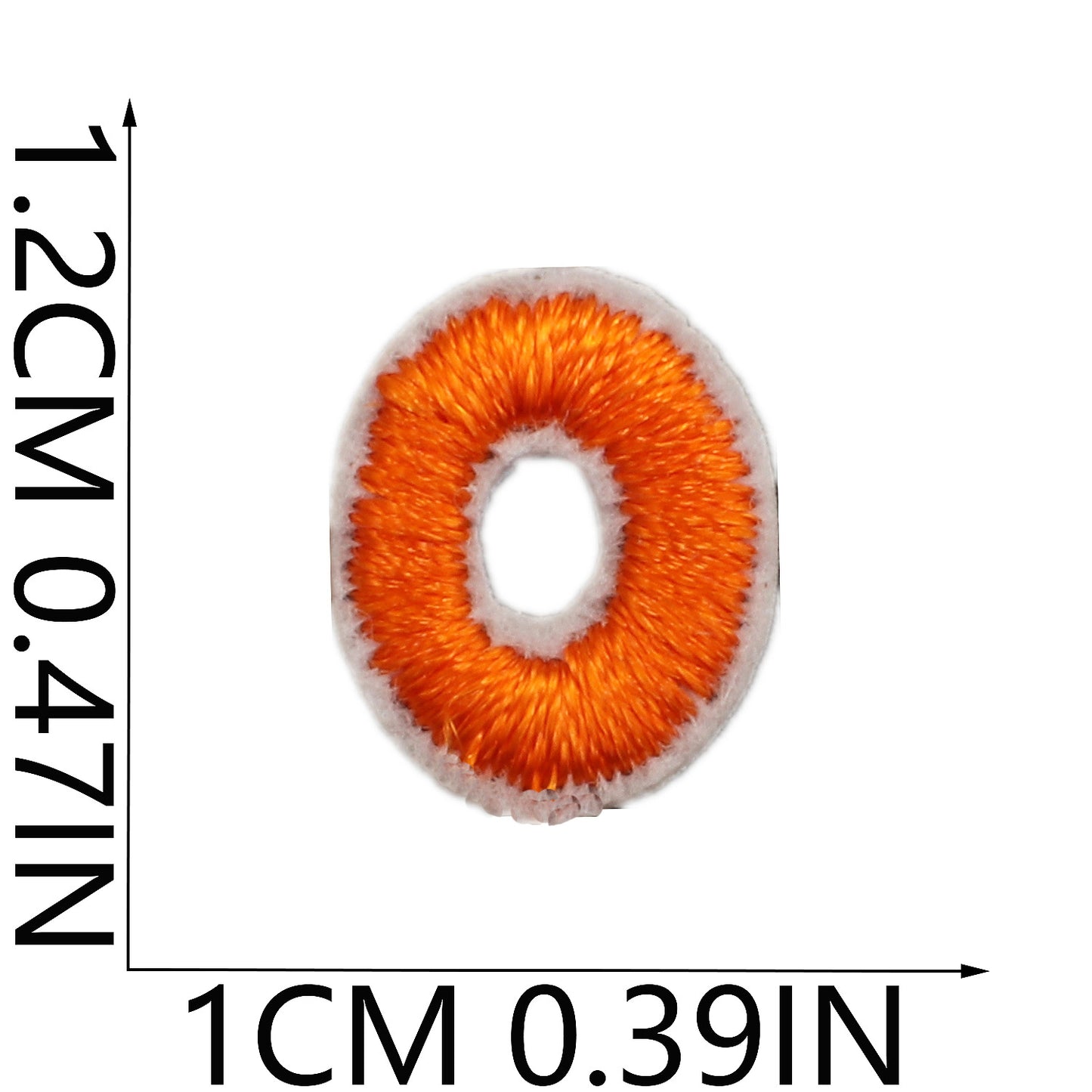 colorful  Mini Embroidered Letter Patches A-Z & Number Patches  0–9| Iron-On Alphabet
