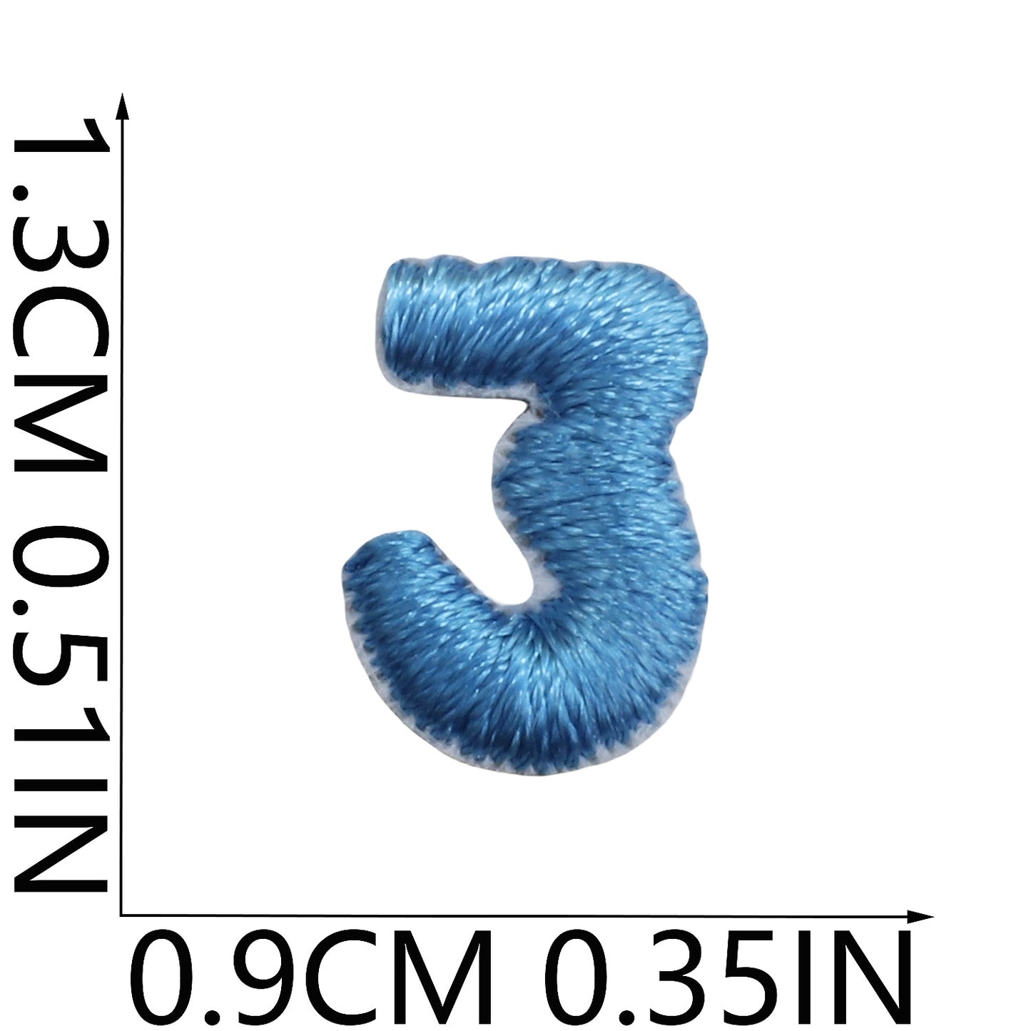 colorful  Mini Embroidered Letter Patches A-Z & Number Patches  0–9| Iron-On Alphabet
