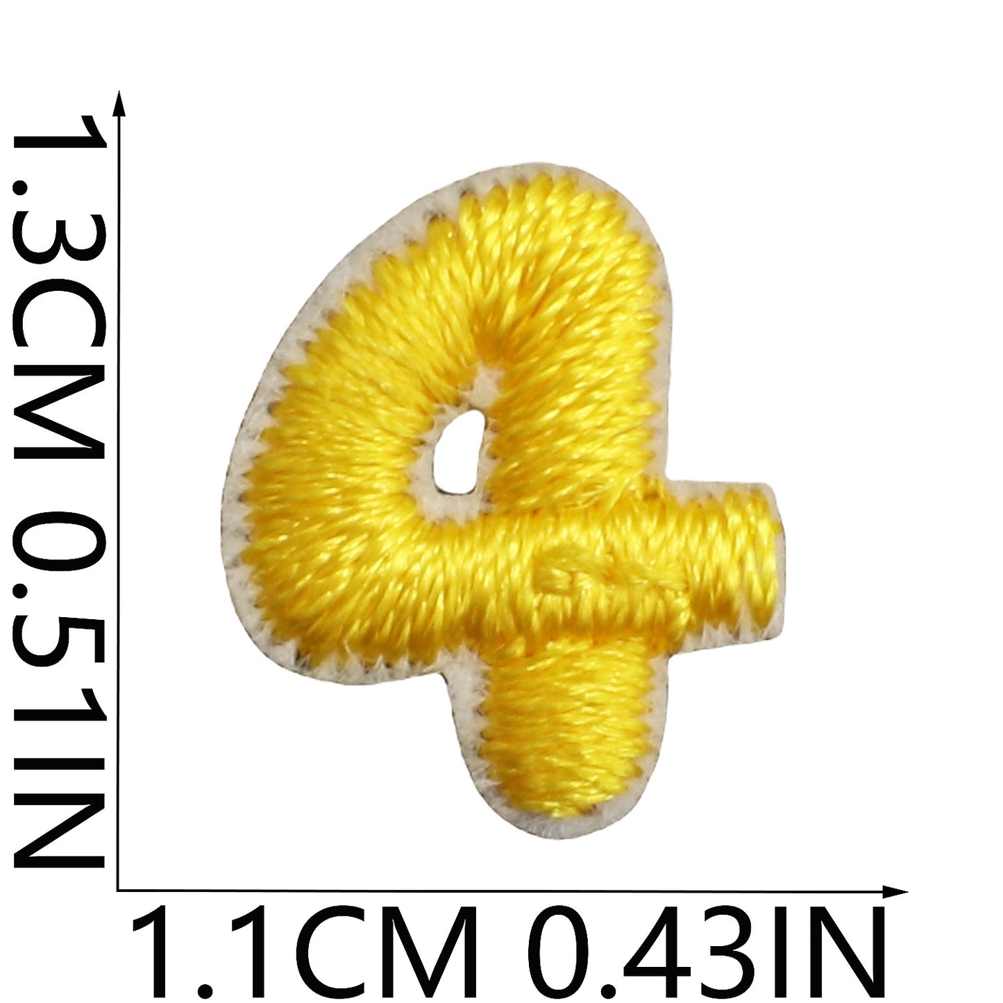 colorful  Mini Embroidered Letter Patches A-Z & Number Patches  0–9| Iron-On Alphabet