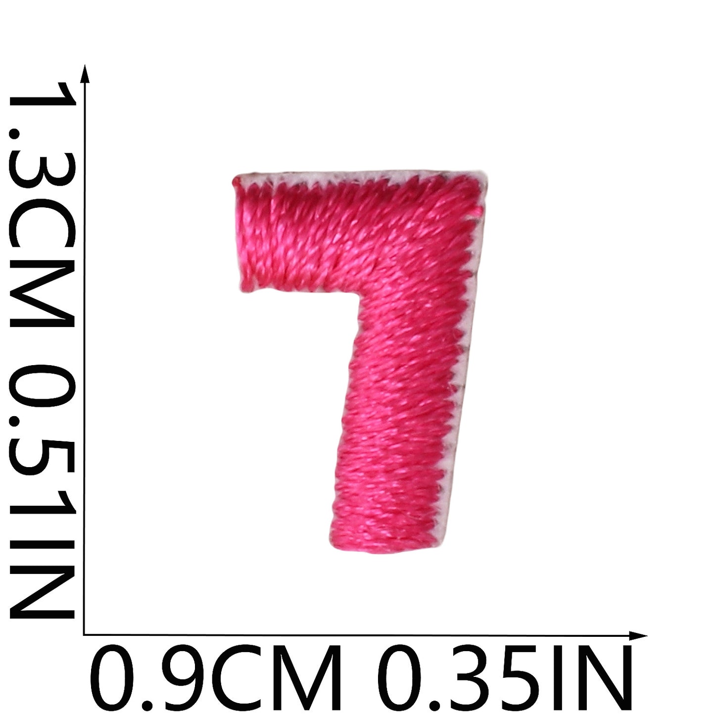 colorful  Mini Embroidered Letter Patches A-Z & Number Patches  0–9| Iron-On Alphabet