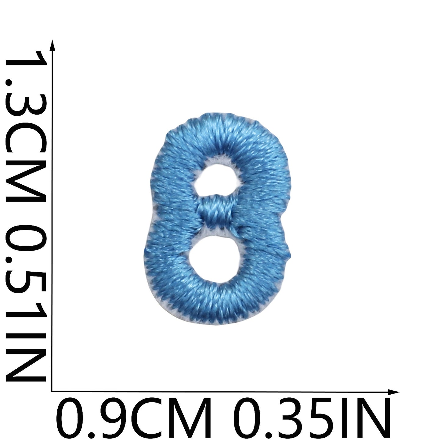 colorful  Mini Embroidered Letter Patches A-Z & Number Patches  0–9| Iron-On Alphabet