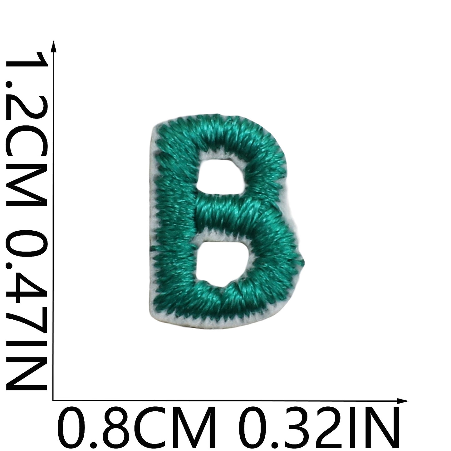 colorful  Mini Embroidered Letter Patches A-Z & Number Patches  0–9| Iron-On Alphabet
