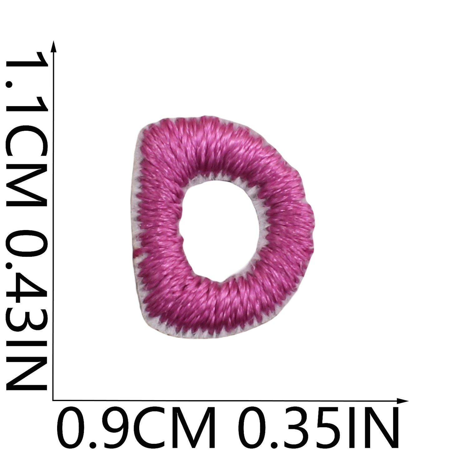 colorful  Mini Embroidered Letter Patches A-Z & Number Patches  0–9| Iron-On Alphabet