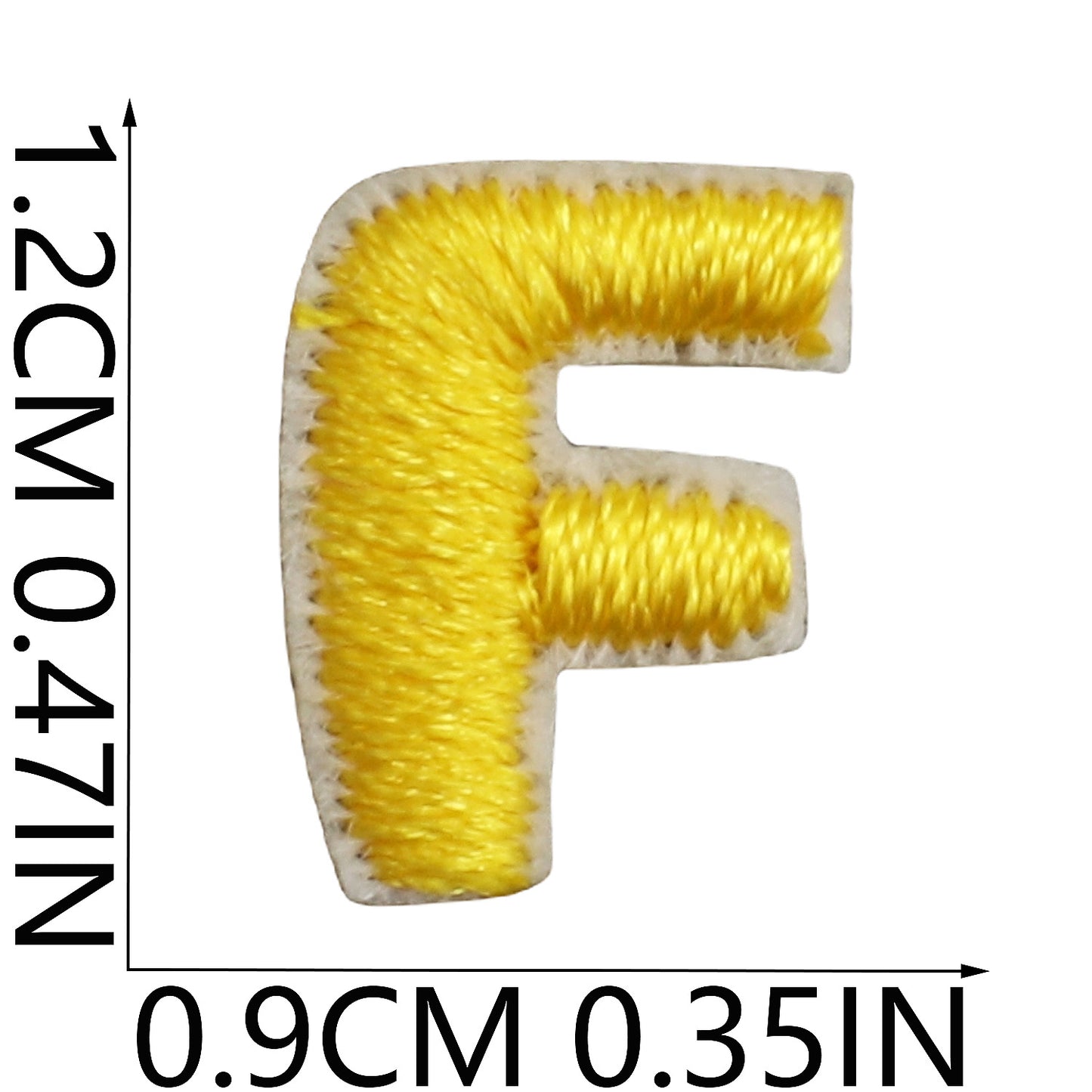 colorful  Mini Embroidered Letter Patches A-Z & Number Patches  0–9| Iron-On Alphabet
