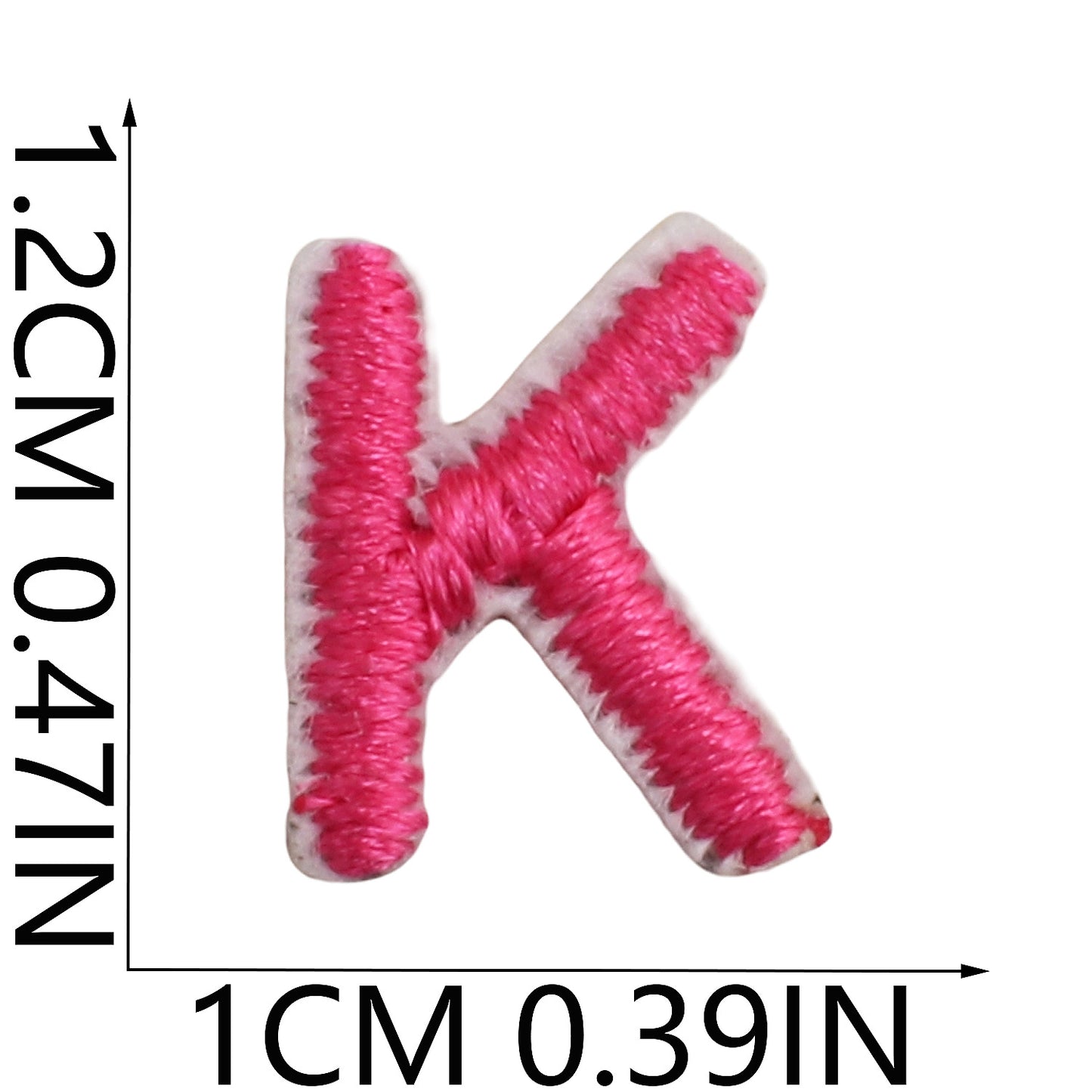 colorful  Mini Embroidered Letter Patches A-Z & Number Patches  0–9| Iron-On Alphabet