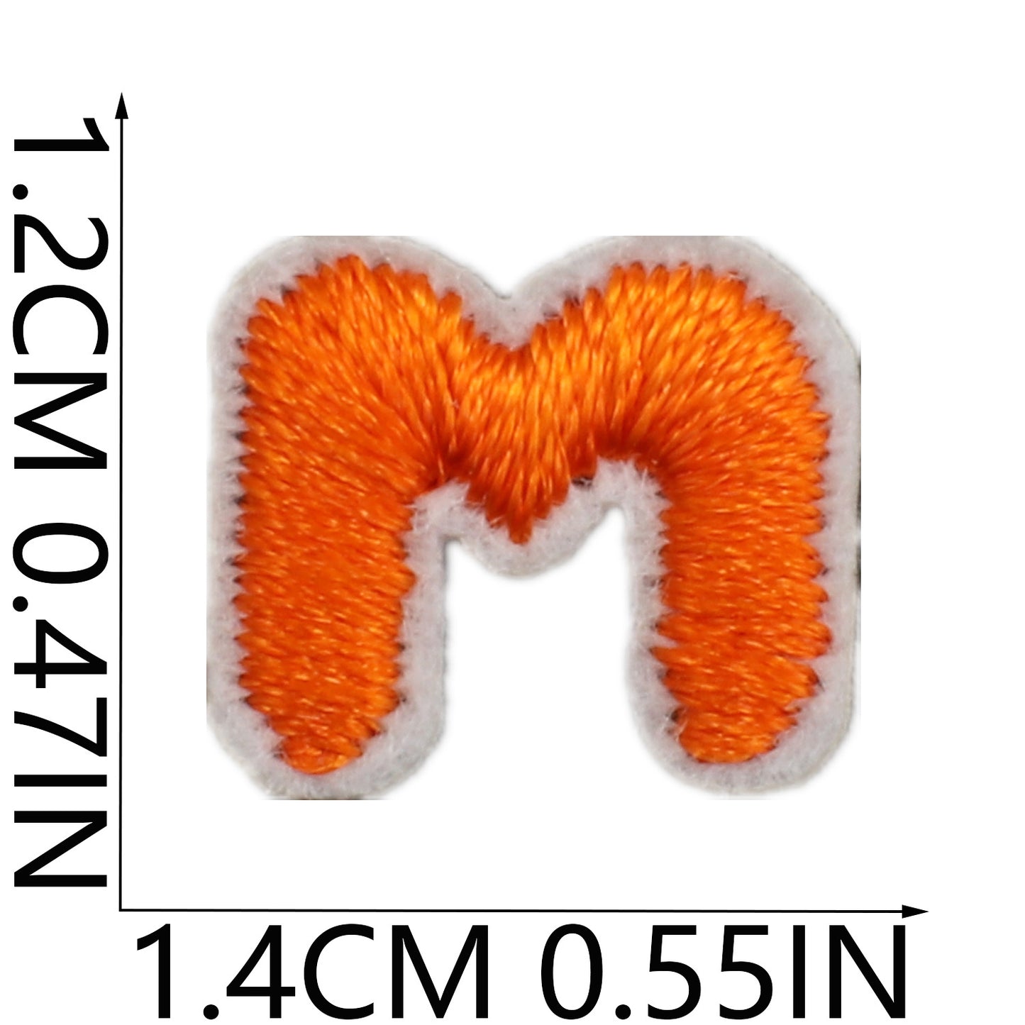 colorful  Mini Embroidered Letter Patches A-Z & Number Patches  0–9| Iron-On Alphabet