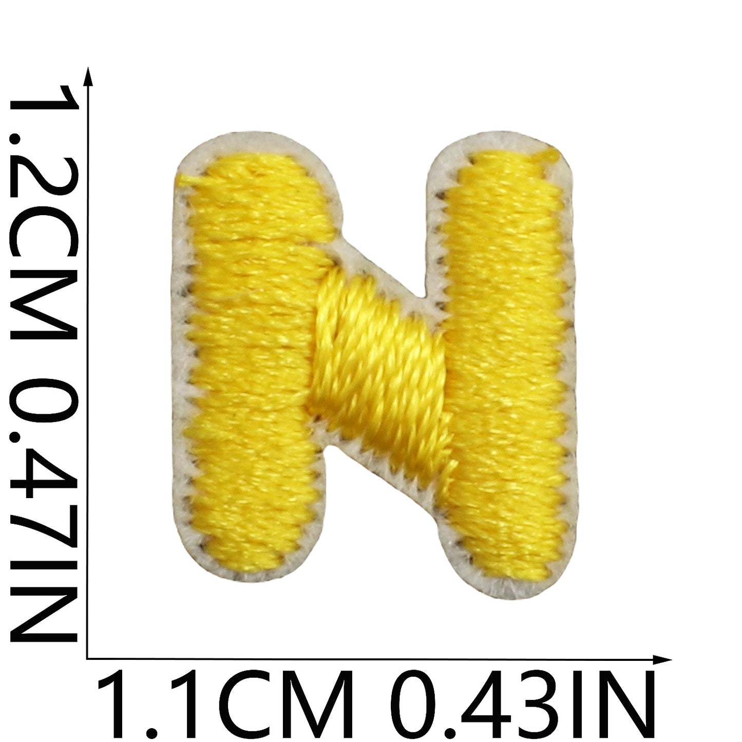 colorful  Mini Embroidered Letter Patches A-Z & Number Patches  0–9| Iron-On Alphabet