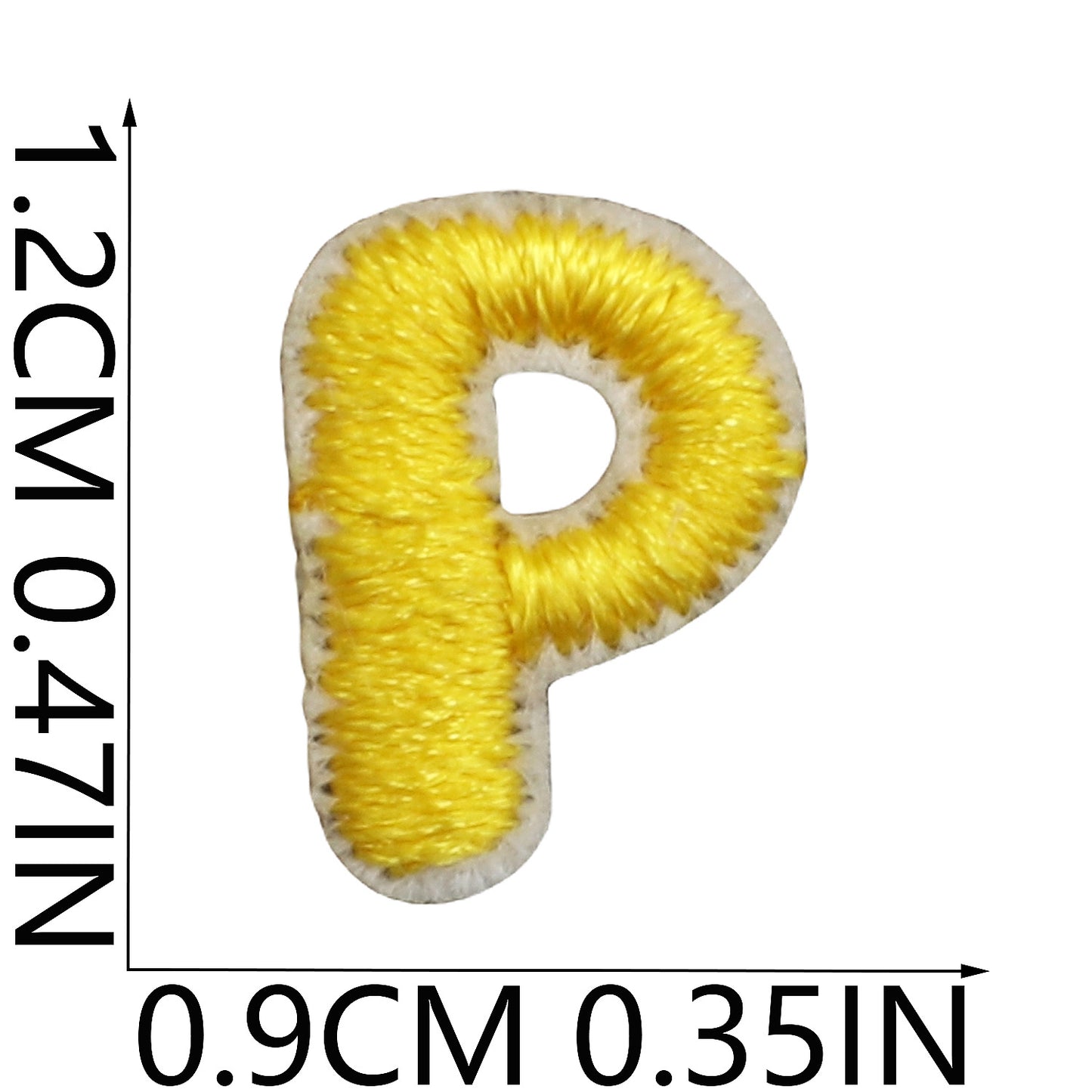 colorful  Mini Embroidered Letter Patches A-Z & Number Patches  0–9| Iron-On Alphabet