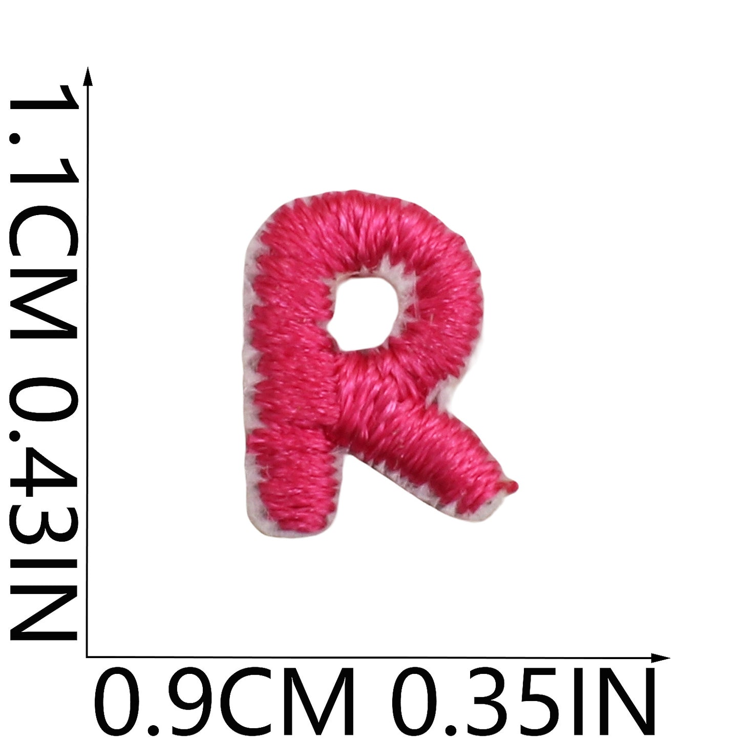 colorful  Mini Embroidered Letter Patches A-Z & Number Patches  0–9| Iron-On Alphabet