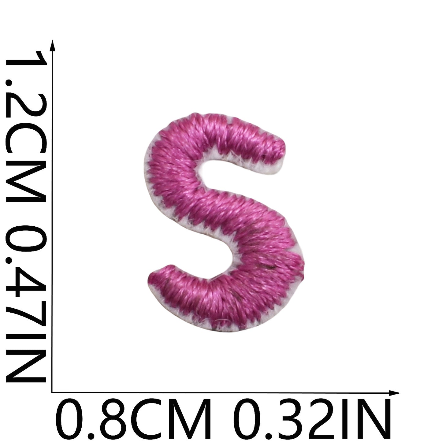 colorful  Mini Embroidered Letter Patches A-Z & Number Patches  0–9| Iron-On Alphabet