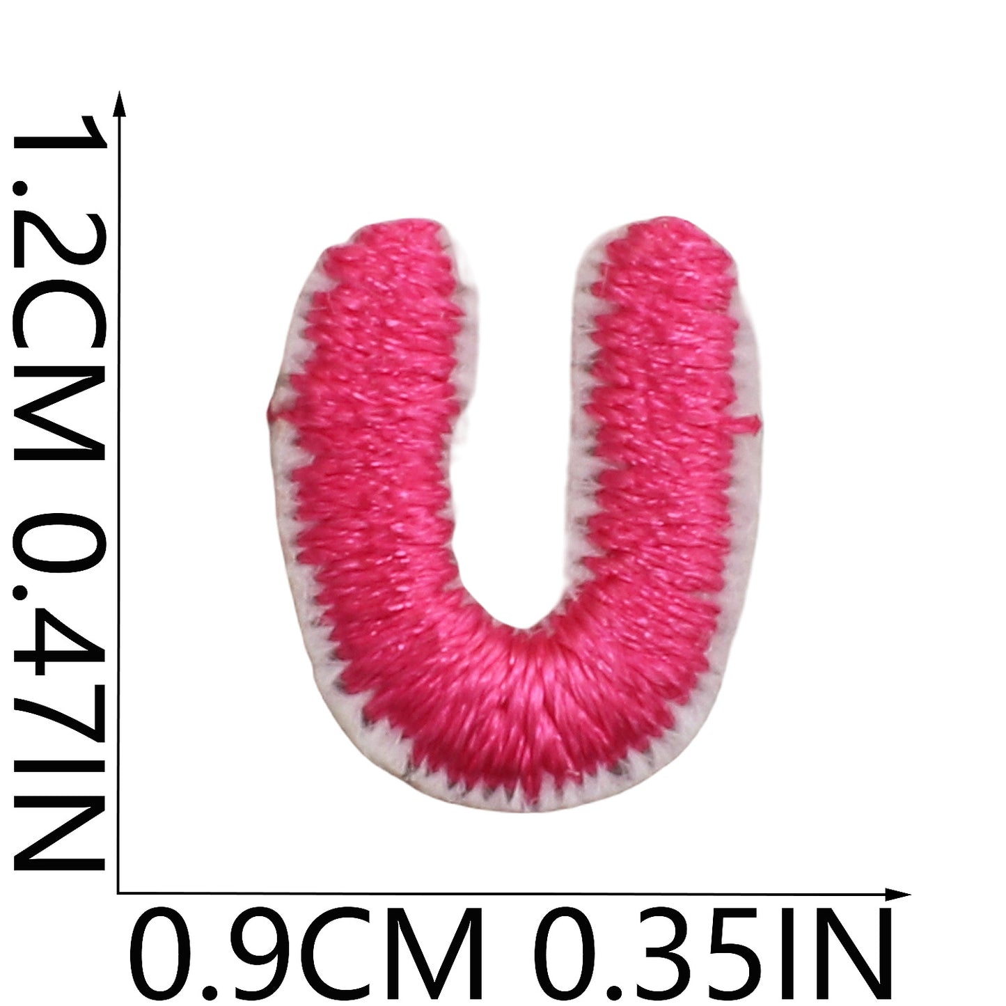 colorful  Mini Embroidered Letter Patches A-Z & Number Patches  0–9| Iron-On Alphabet