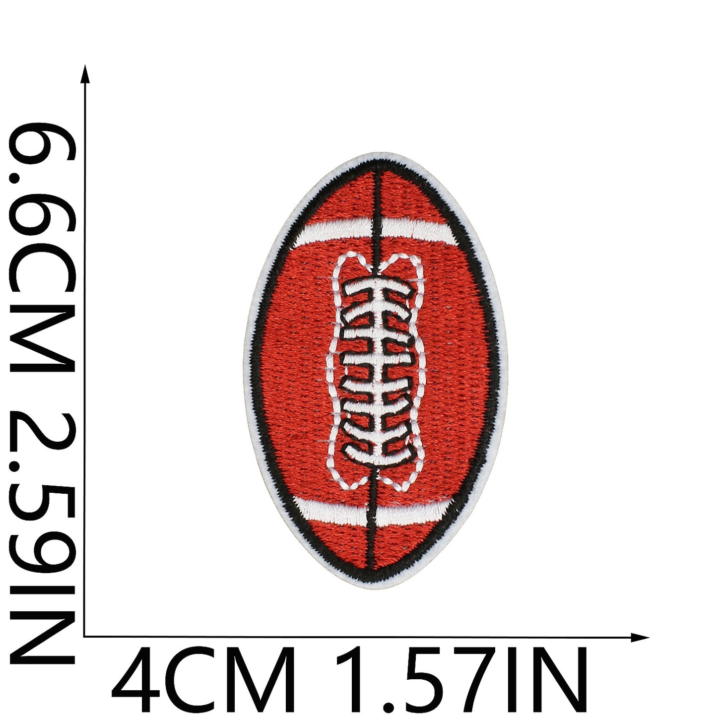 Soccer Series Embroidered Letter Patches A-Z | Iron-On Alphabet
