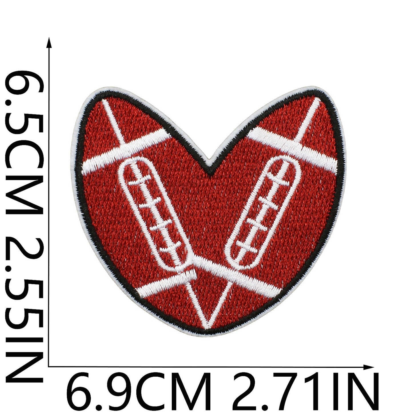 Soccer Series Embroidered Letter Patches A-Z | Iron-On Alphabet