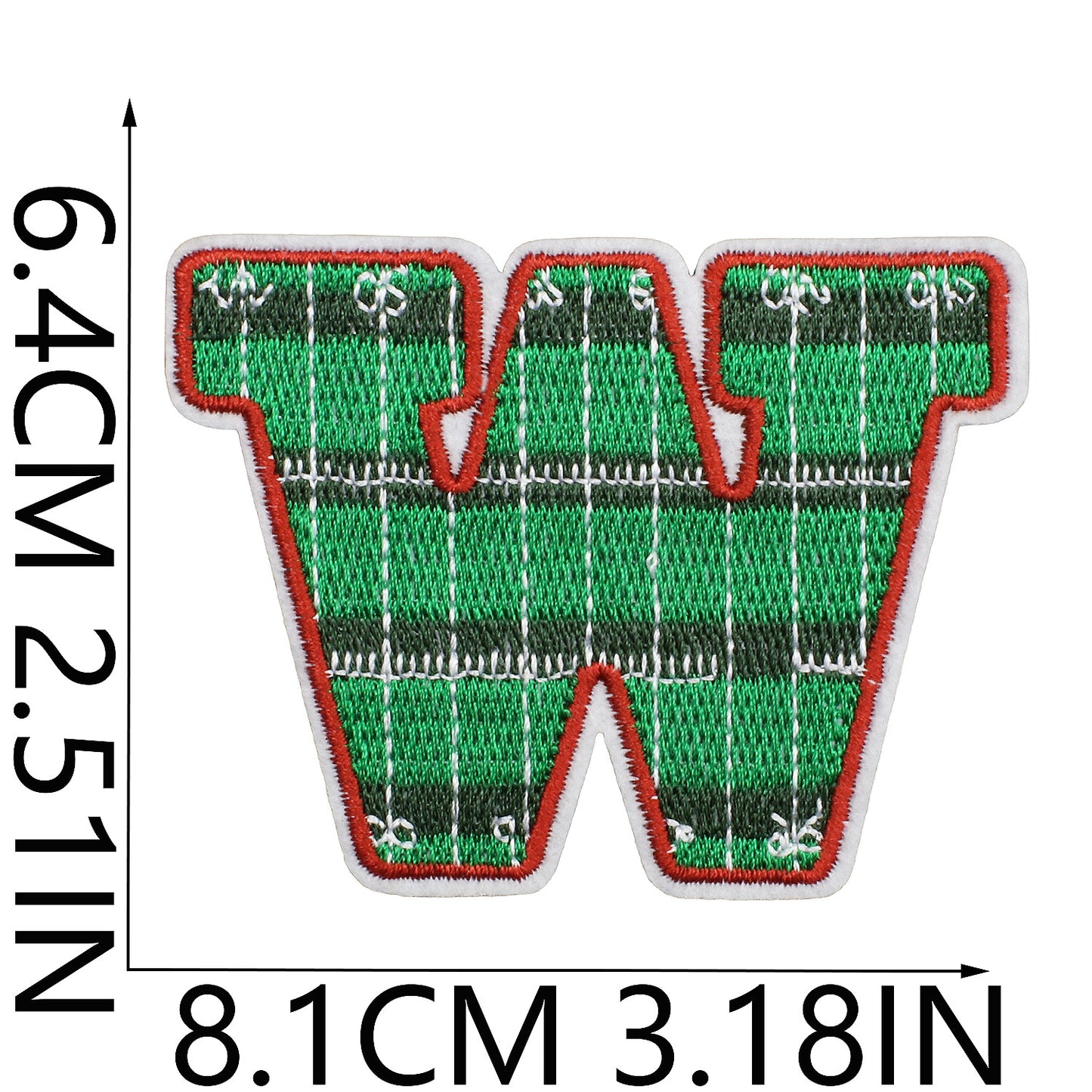 Soccer Series Embroidered Letter Patches A-Z | Iron-On Alphabet