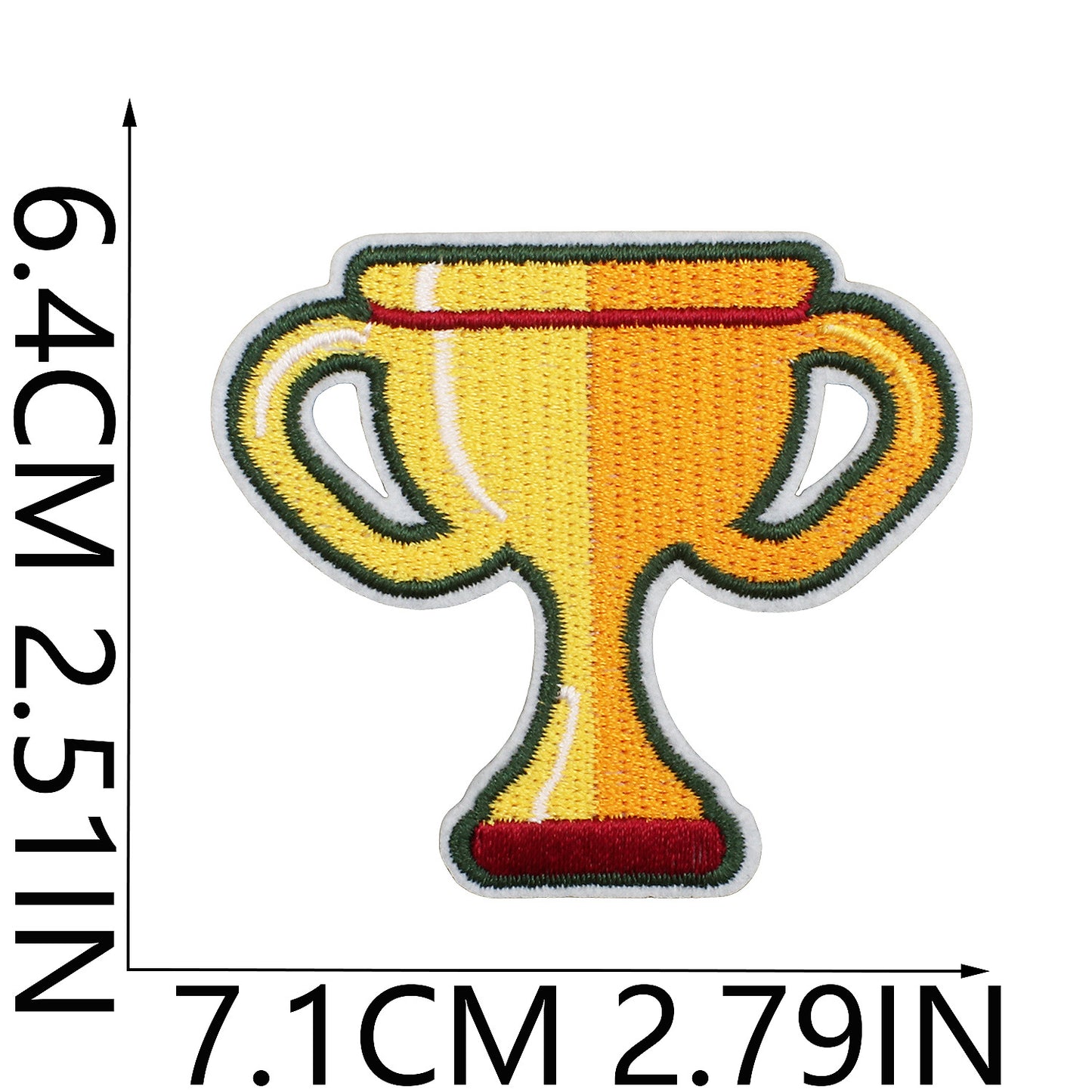 Soccer Series Embroidered Letter Patches A-Z | Iron-On Alphabet