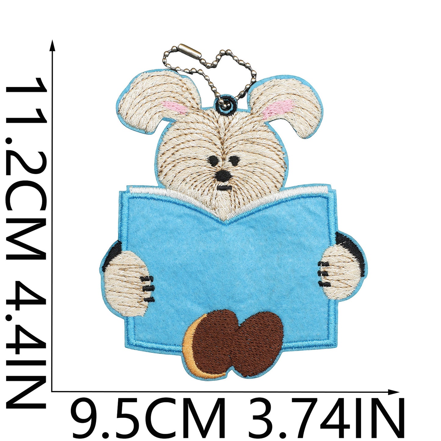 Felt Patch Holder for Iron-on Patches with Ball Chain