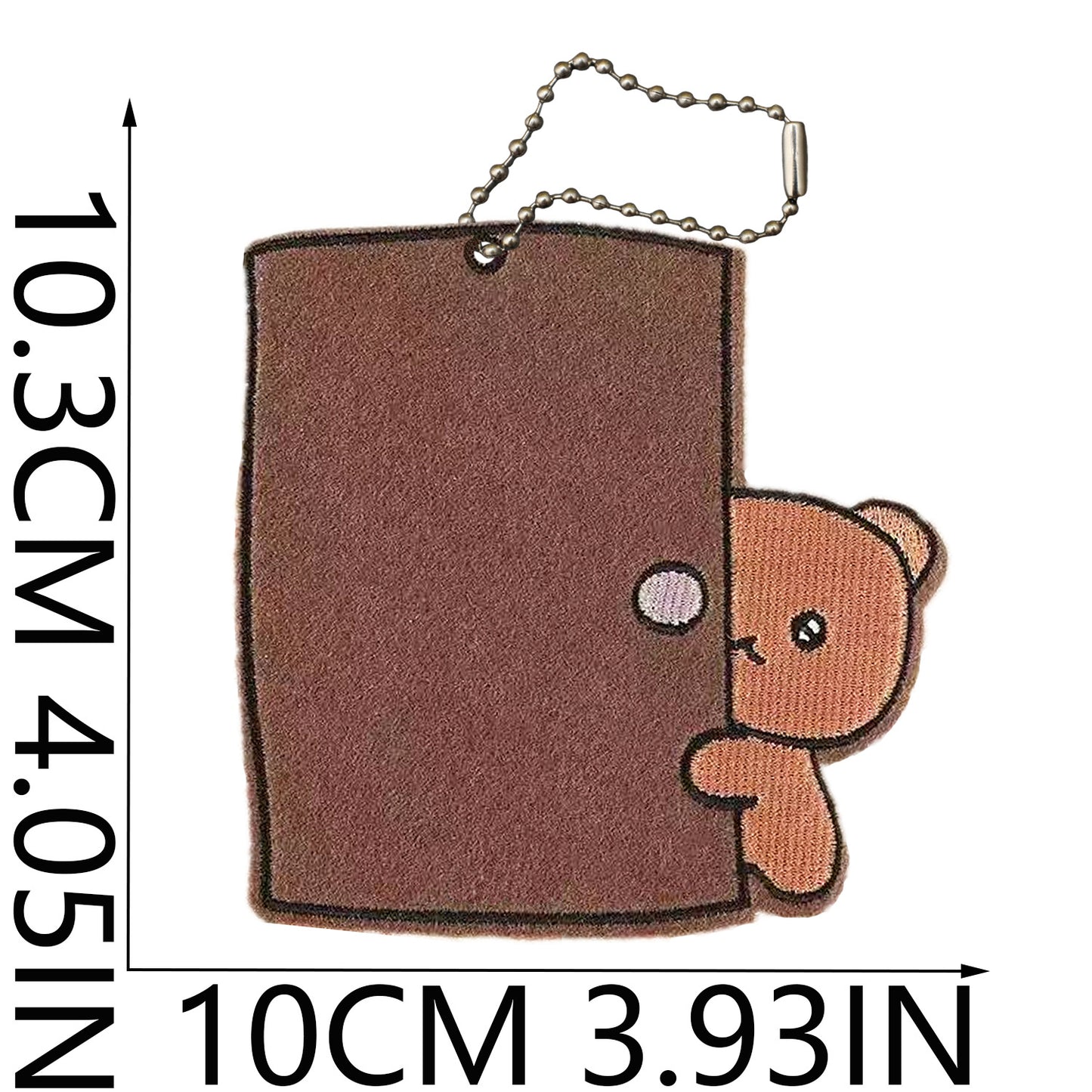Felt Patch Holder for Iron-on Patches with Ball Chain