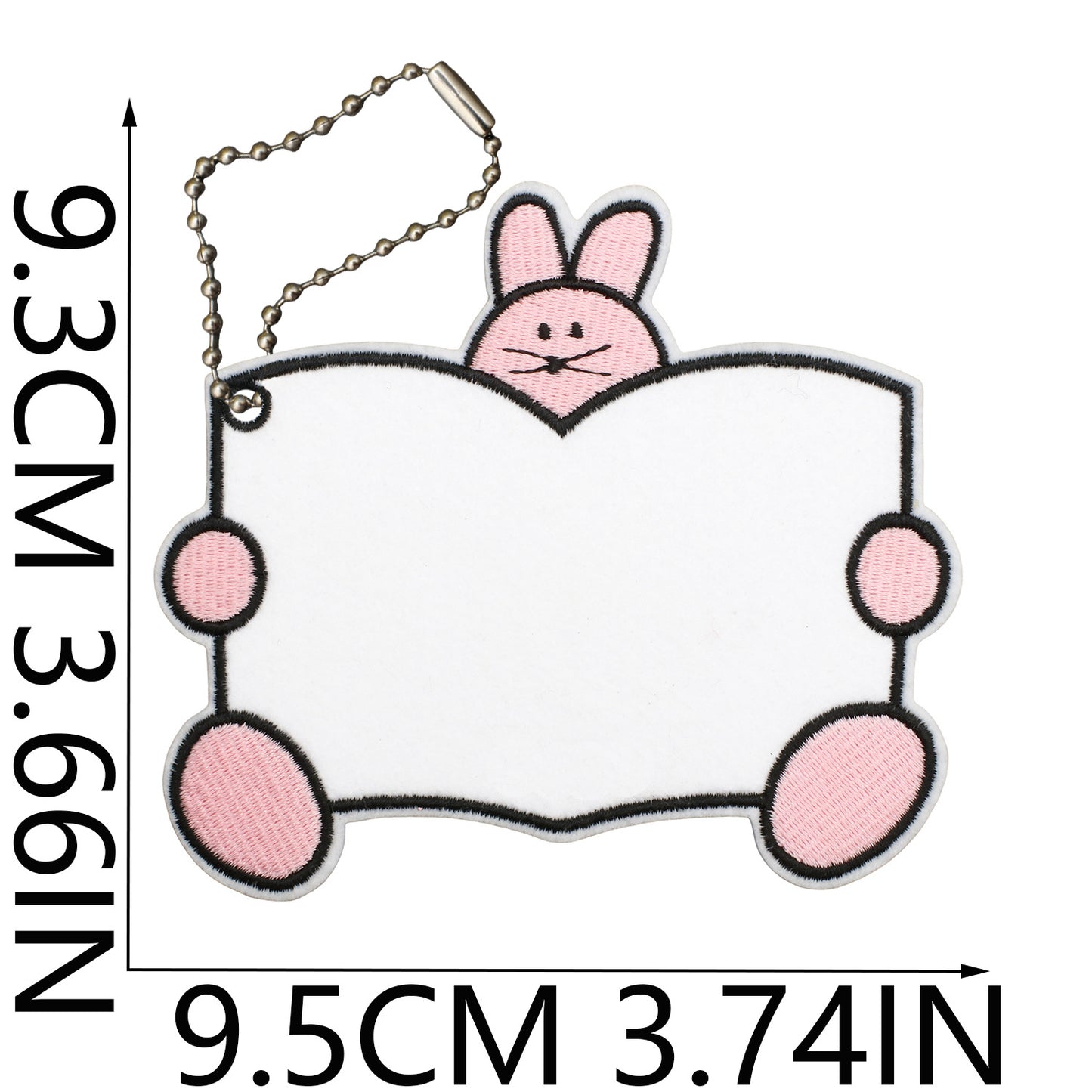 Felt Patch Holder for Iron-on Patches with Ball Chain