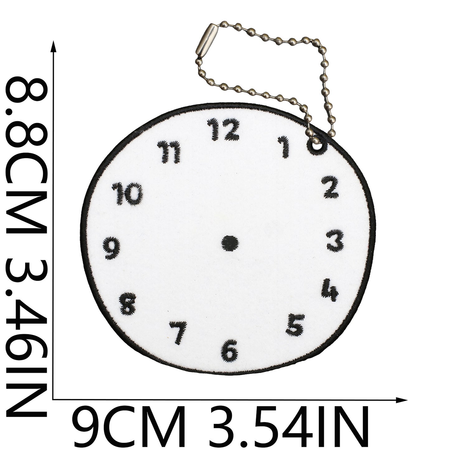 Felt Patch Holder for Iron-on Patches with Ball Chain