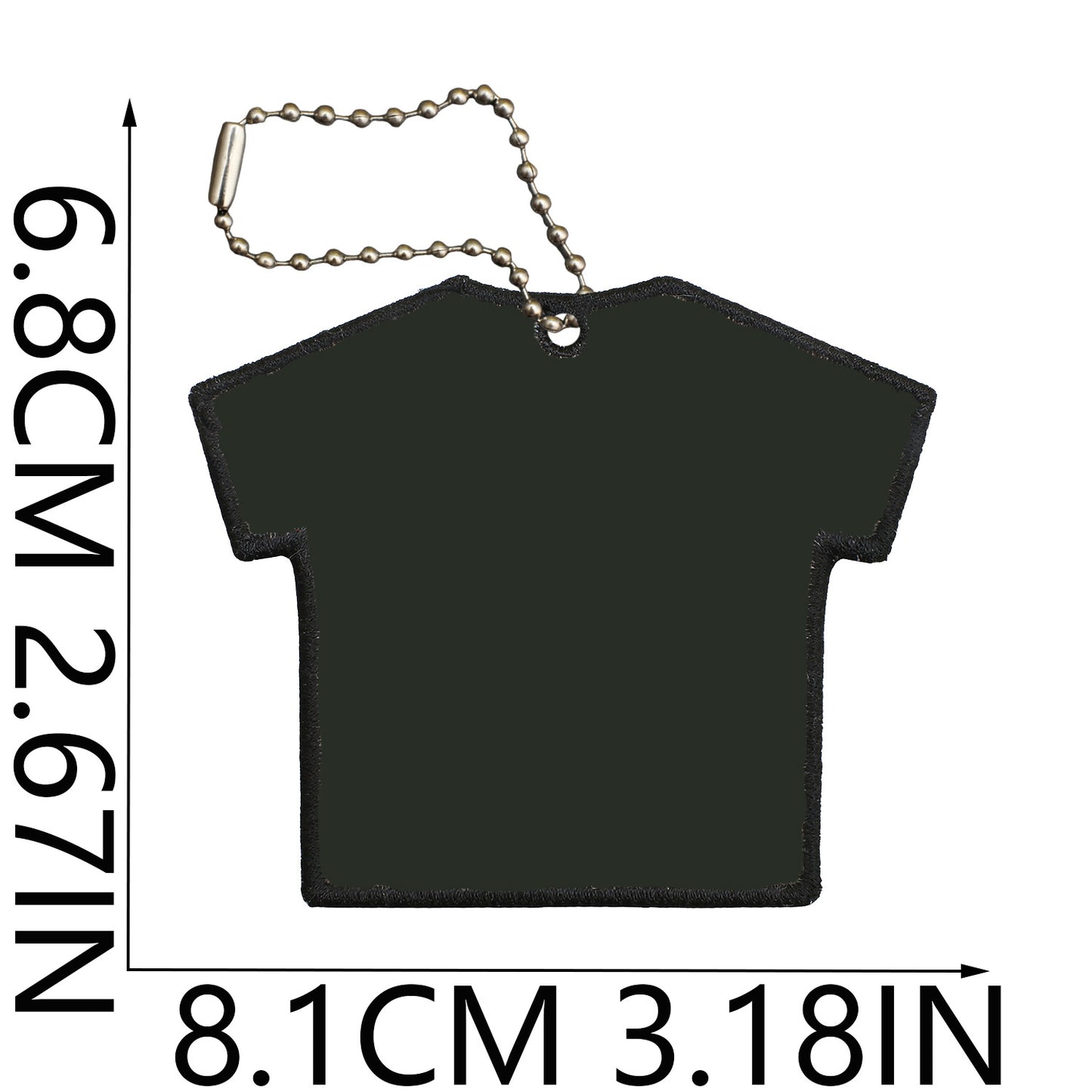 Felt Patch Holder for Iron-on Patches with Ball Chain
