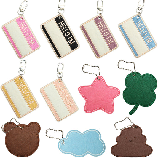 Felt Patch Hanging Charm for Iron-on Patches