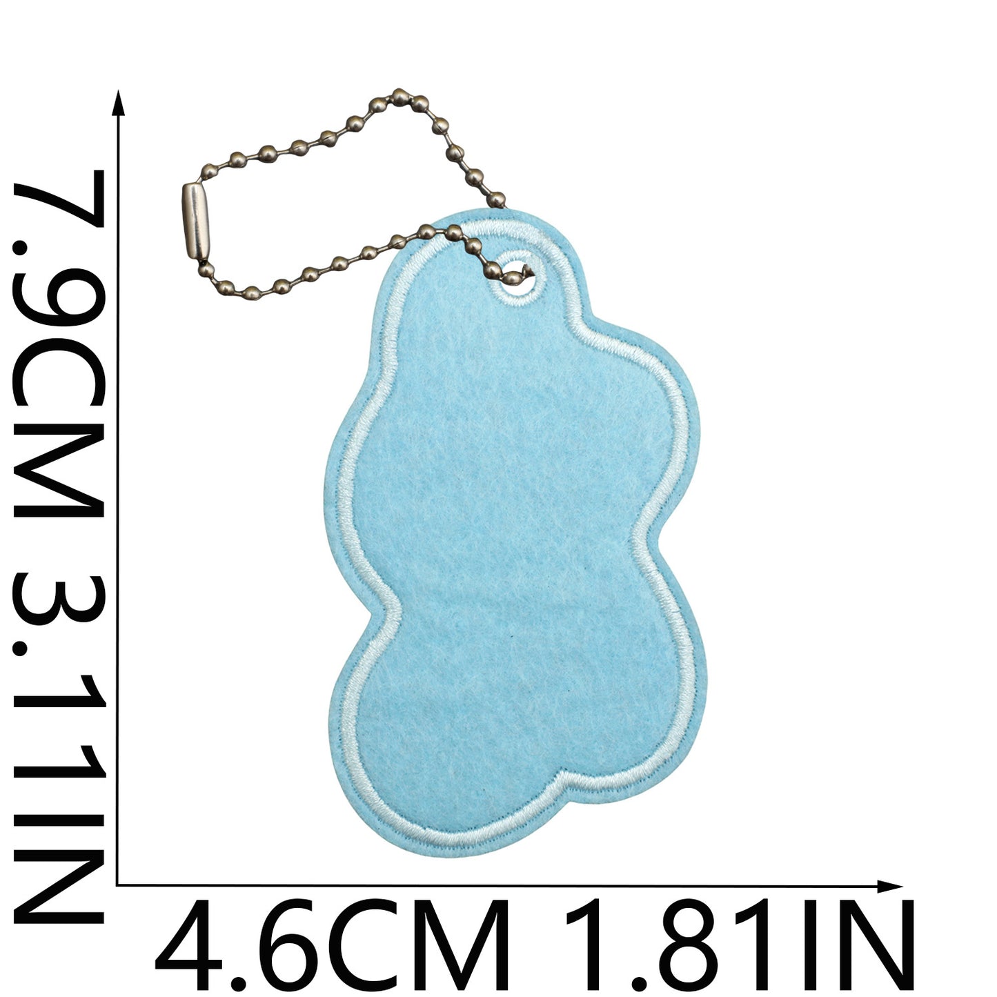 Felt Patch Hanging Charm for Iron-on Patches
