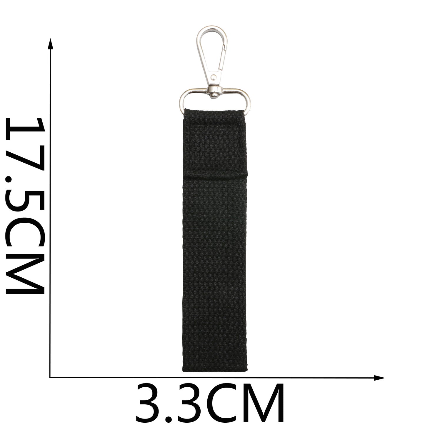 Colorful Canvas Keychain Strap for DIY Bag & Key Accessories