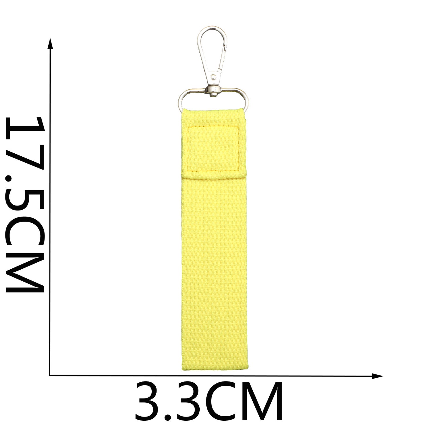 Colorful Canvas Keychain Strap for DIY Bag & Key Accessories