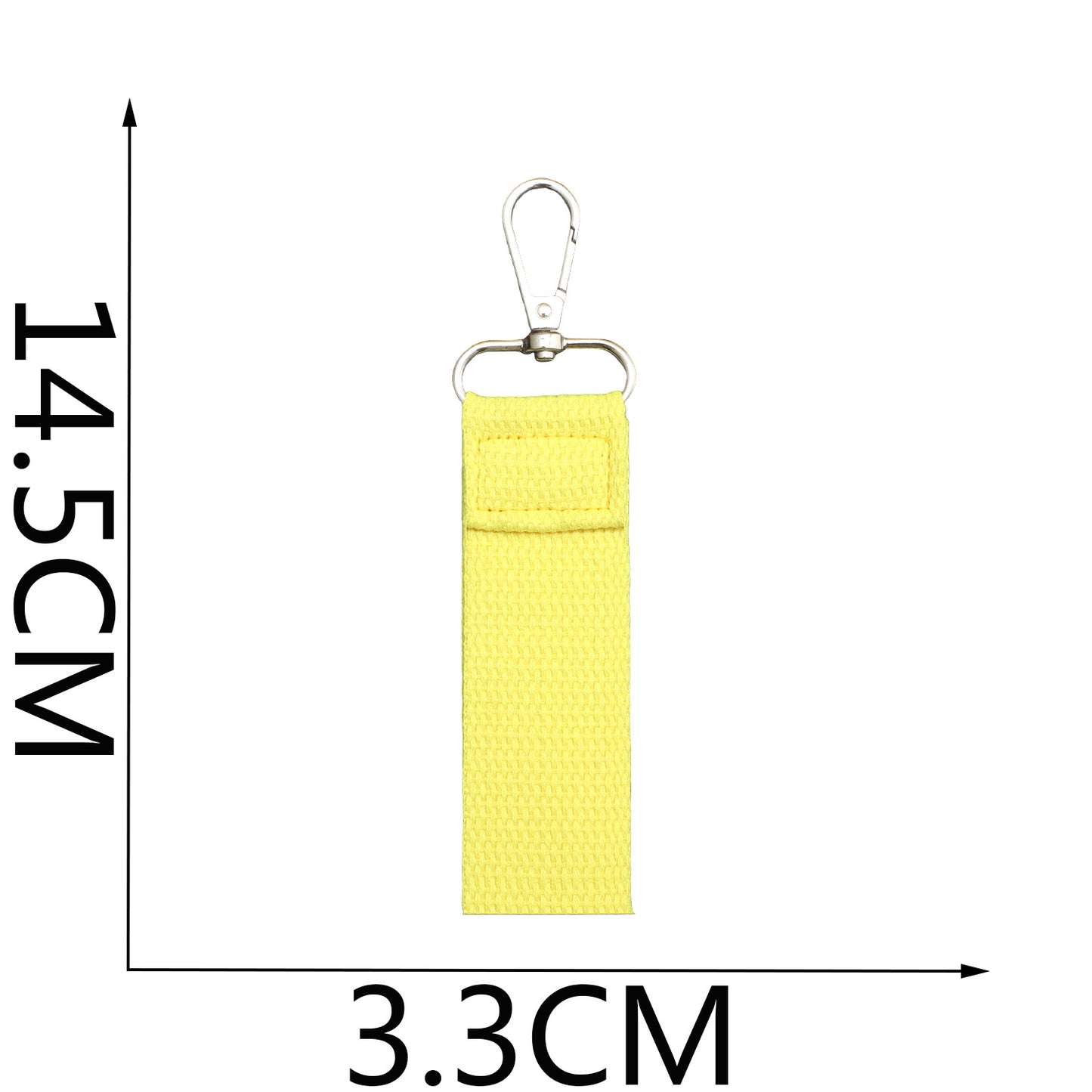 Colorful Canvas Keychain Strap for DIY Bag & Key Accessories