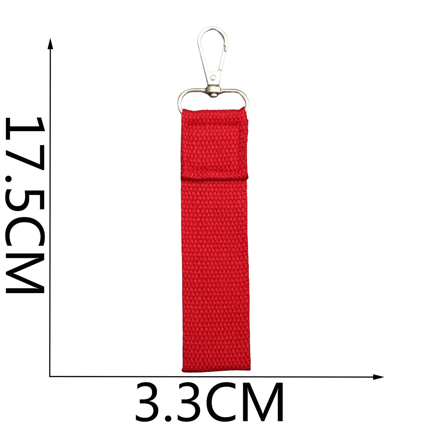 Colorful Canvas Keychain Strap for DIY Bag & Key Accessories