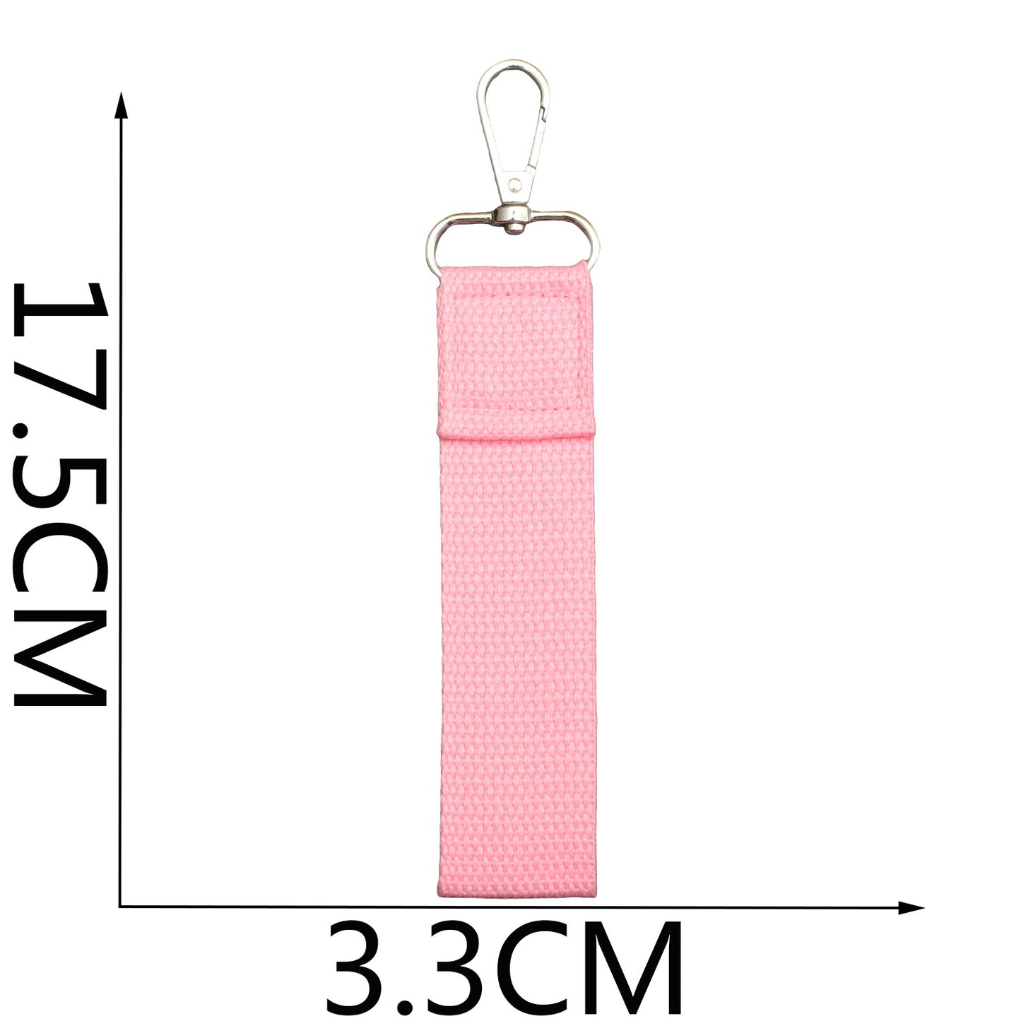 Colorful Canvas Keychain Strap for DIY Bag & Key Accessories