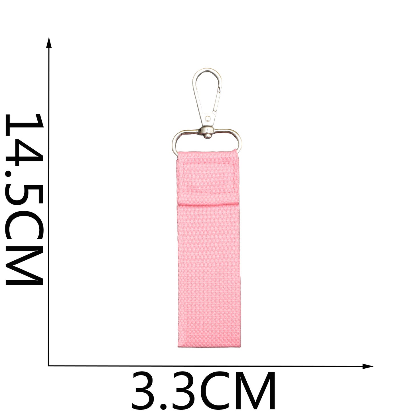 Colorful Canvas Keychain Strap for DIY Bag & Key Accessories