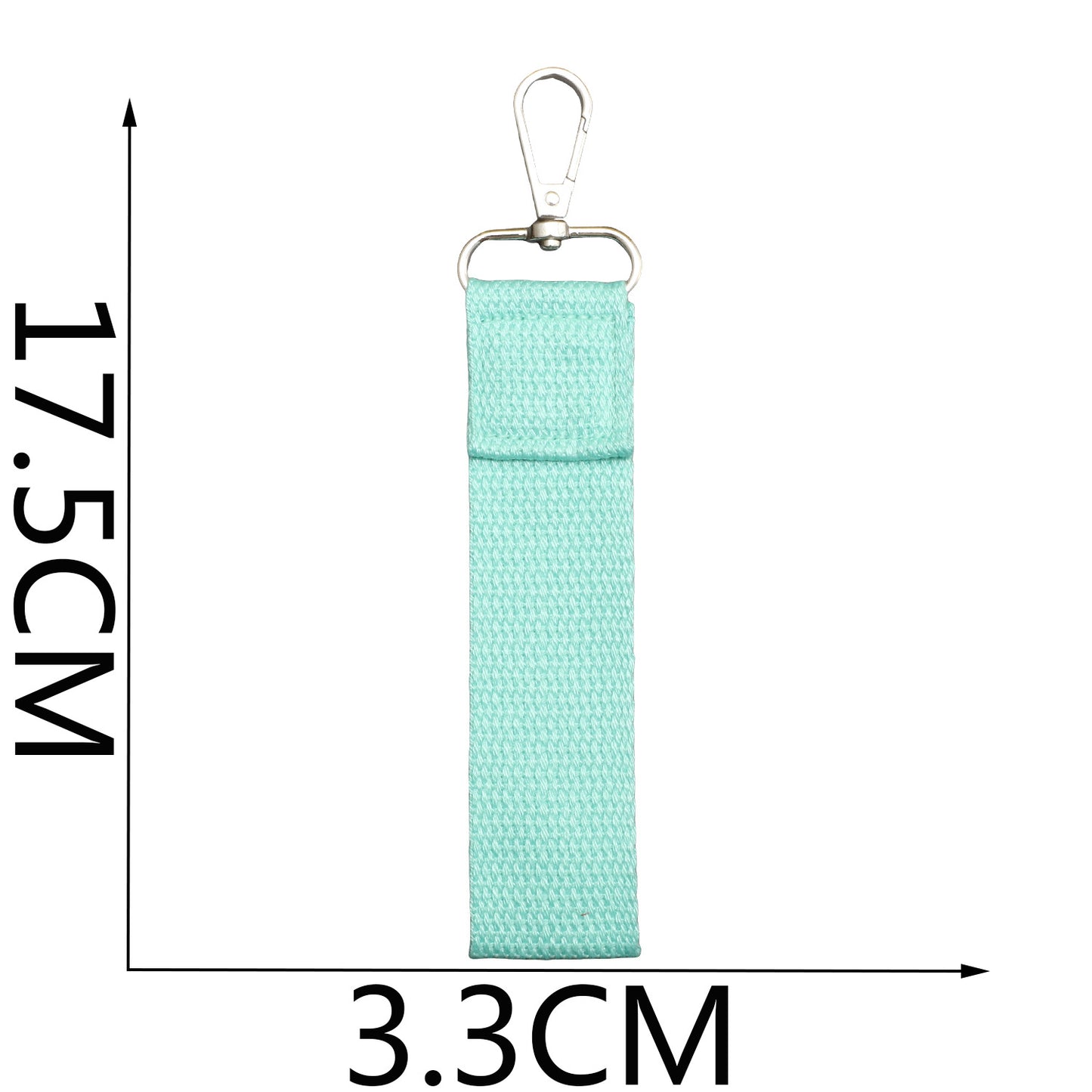 Colorful Canvas Keychain Strap for DIY Bag & Key Accessories