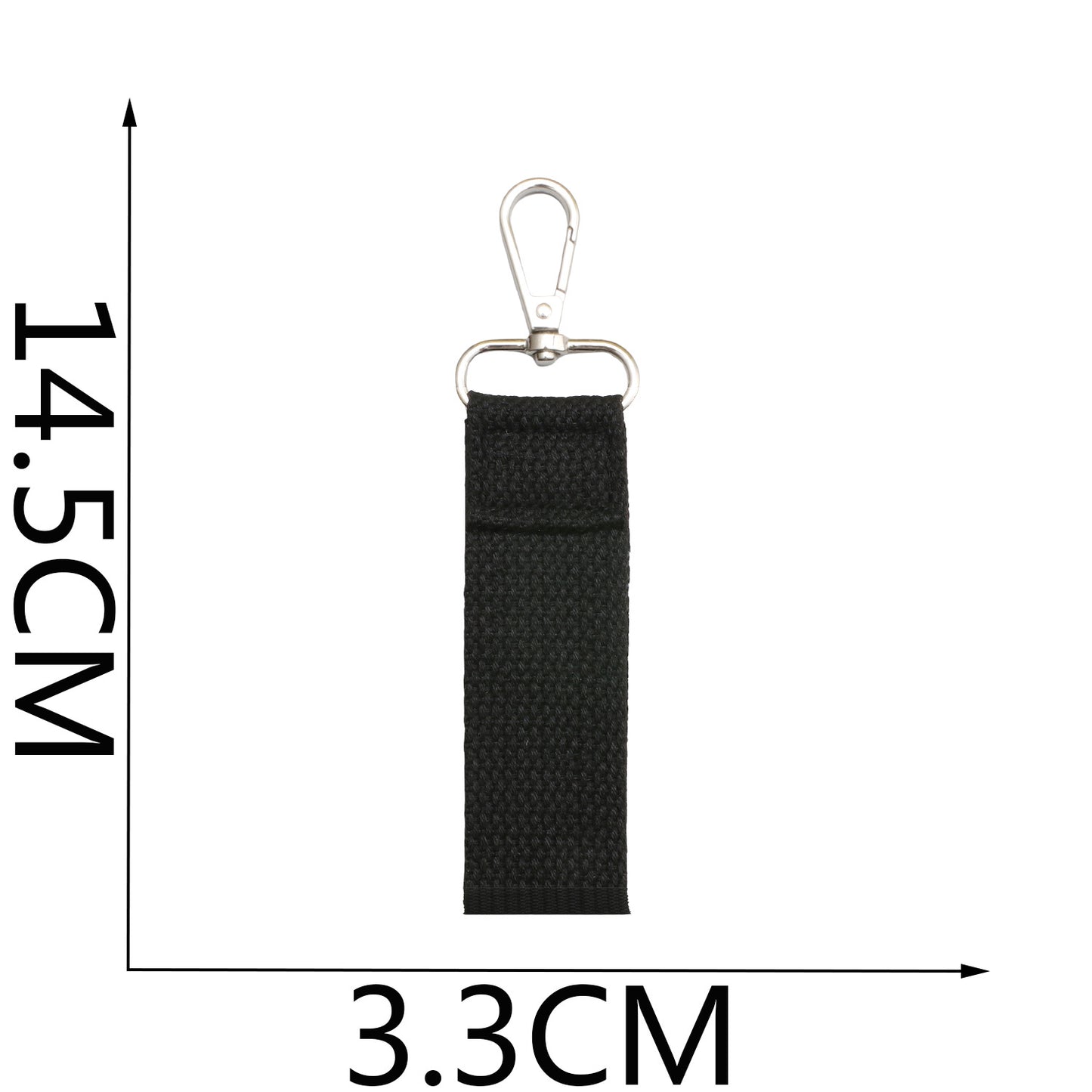 Colorful Canvas Keychain Strap for DIY Bag & Key Accessories