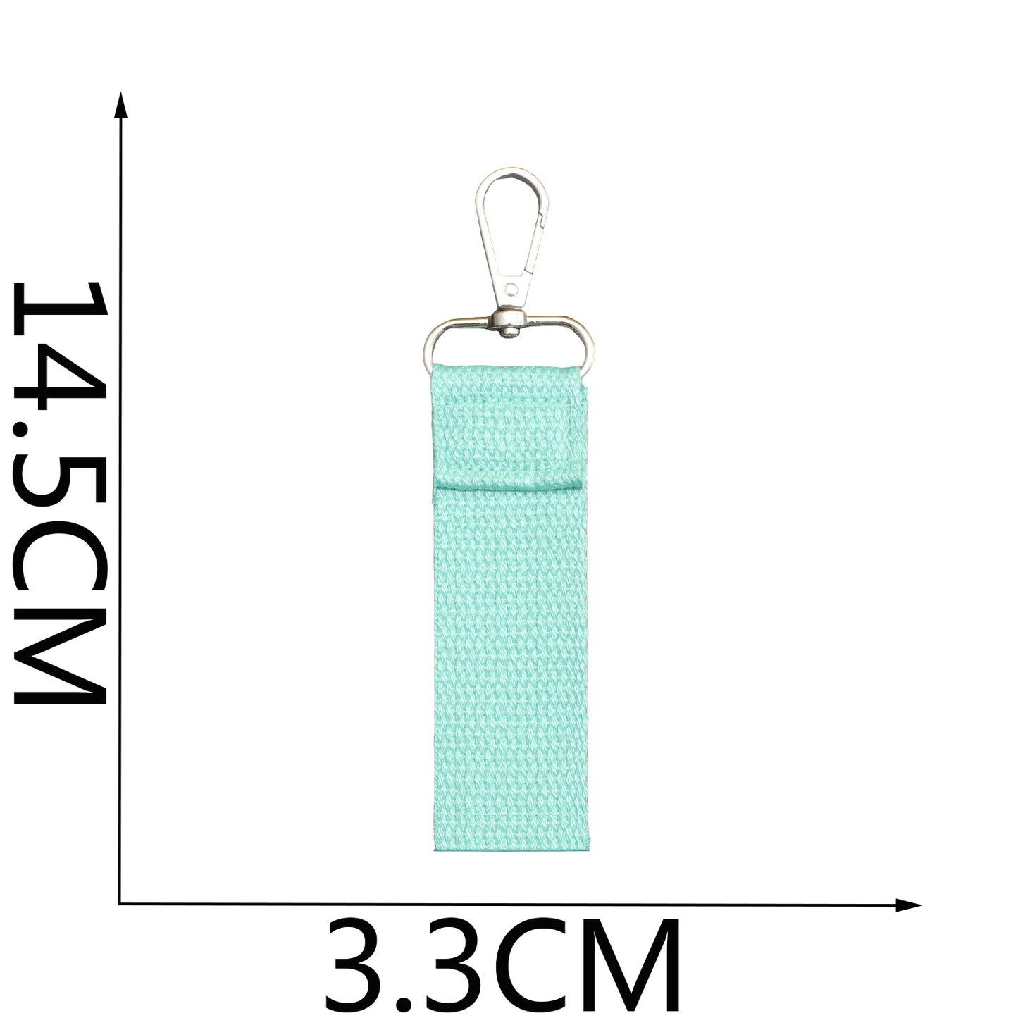 Colorful Canvas Keychain Strap for DIY Bag & Key Accessories