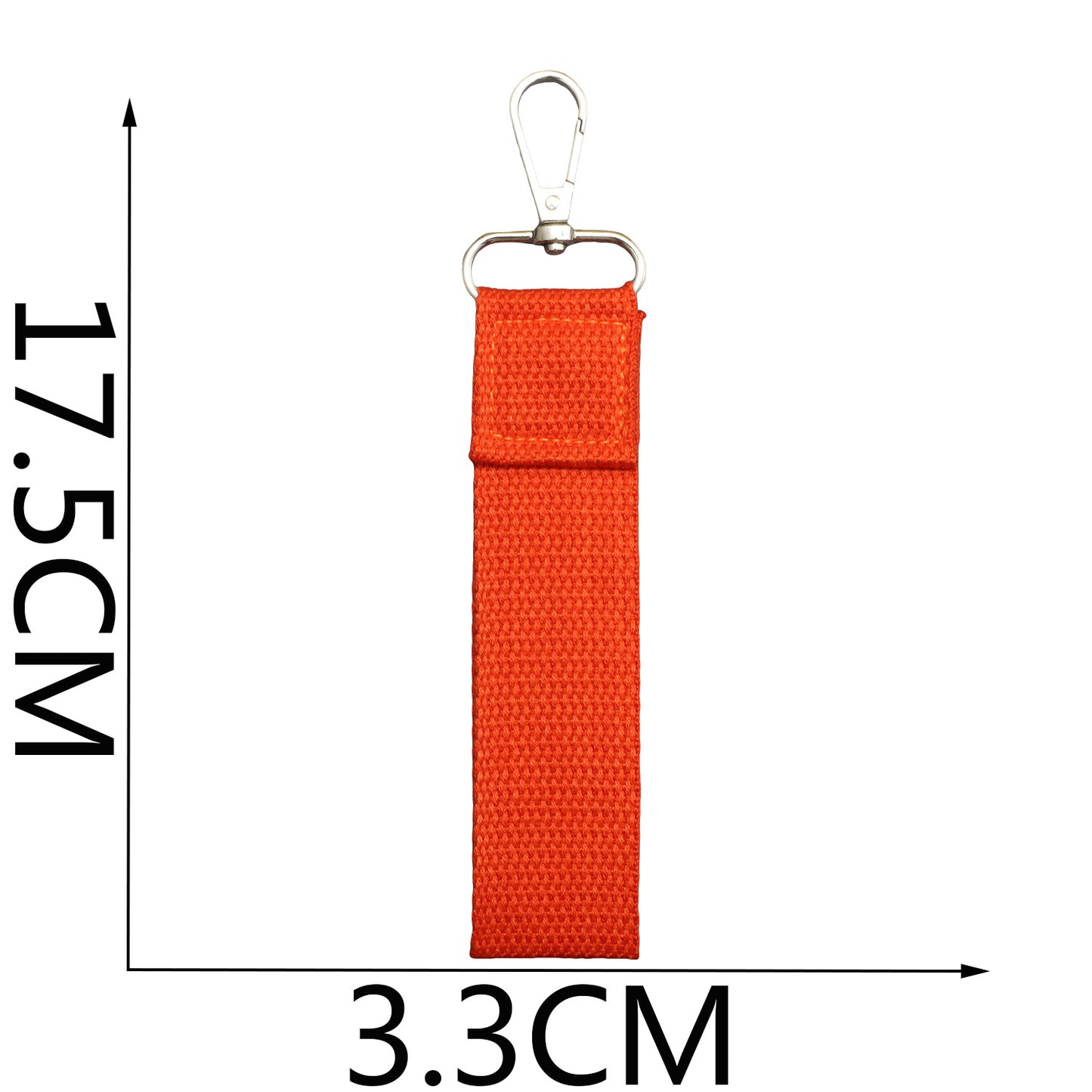 Colorful Canvas Keychain Strap for DIY Bag & Key Accessories
