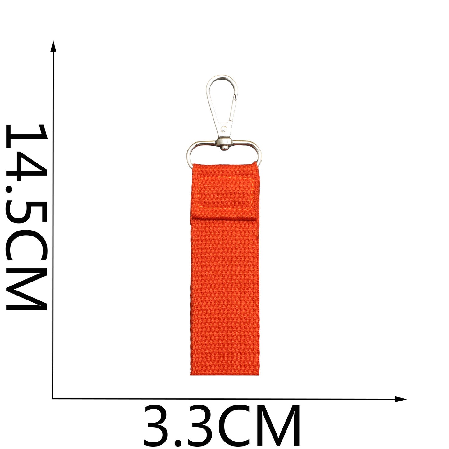 Colorful Canvas Keychain Strap for DIY Bag & Key Accessories