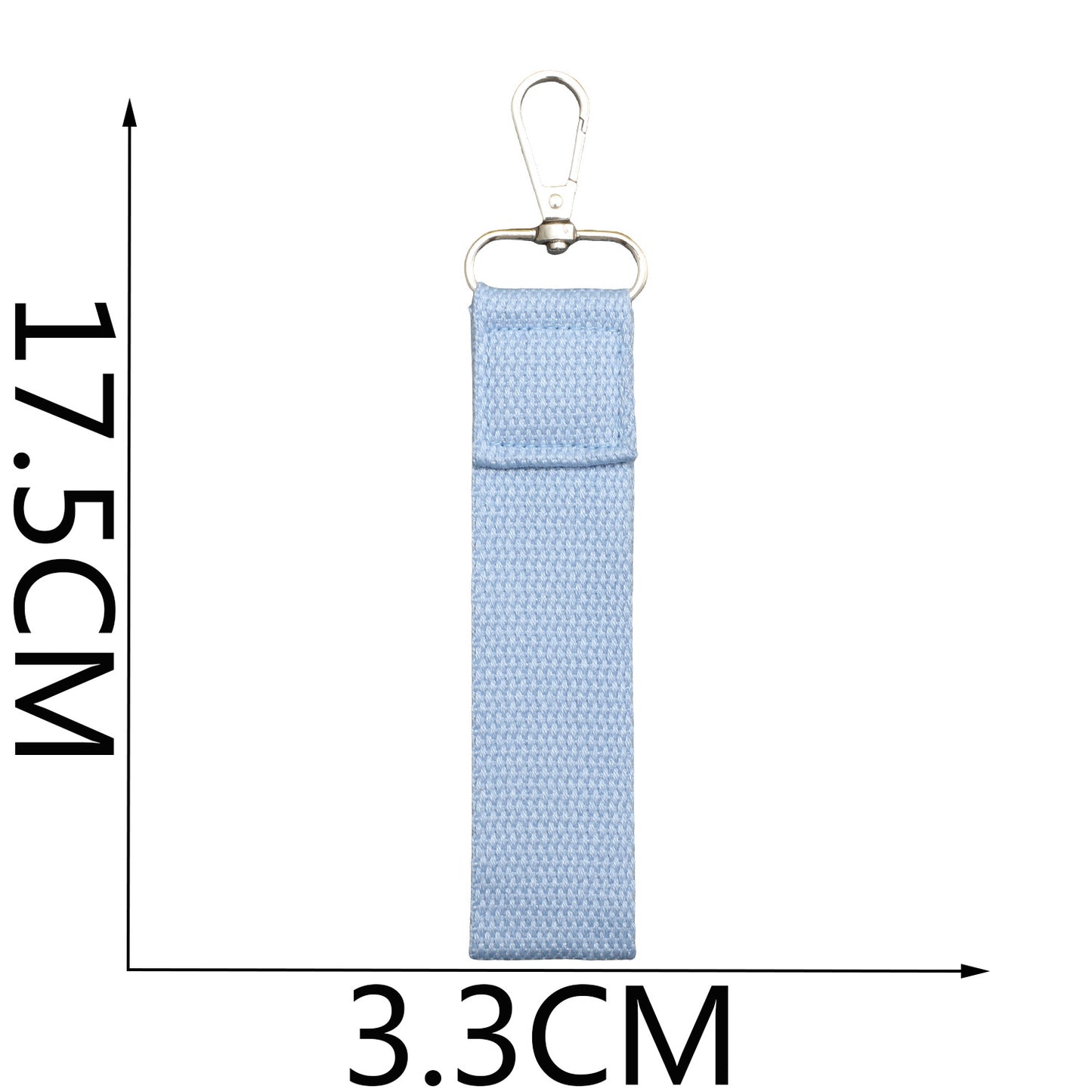 Colorful Canvas Keychain Strap for DIY Bag & Key Accessories