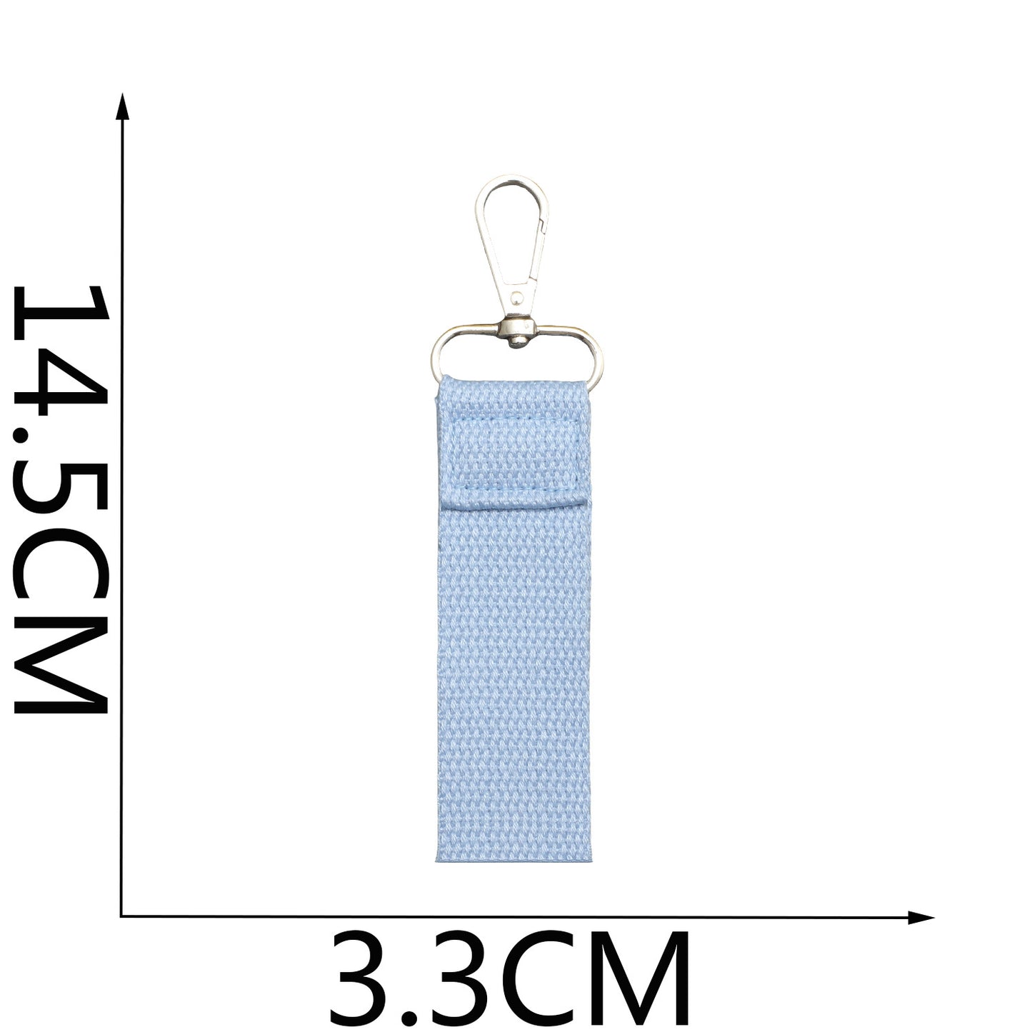 Colorful Canvas Keychain Strap for DIY Bag & Key Accessories